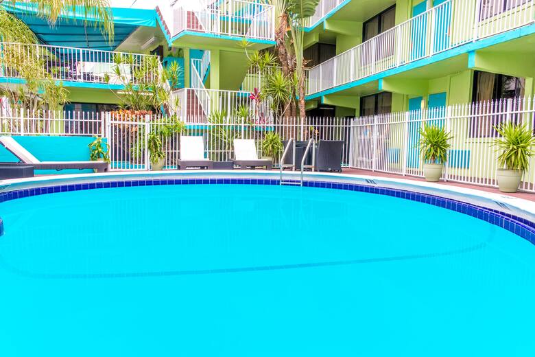 Pool at the Travelodge Fort Lauderdale Beach in Fort Lauderdale, Florida
