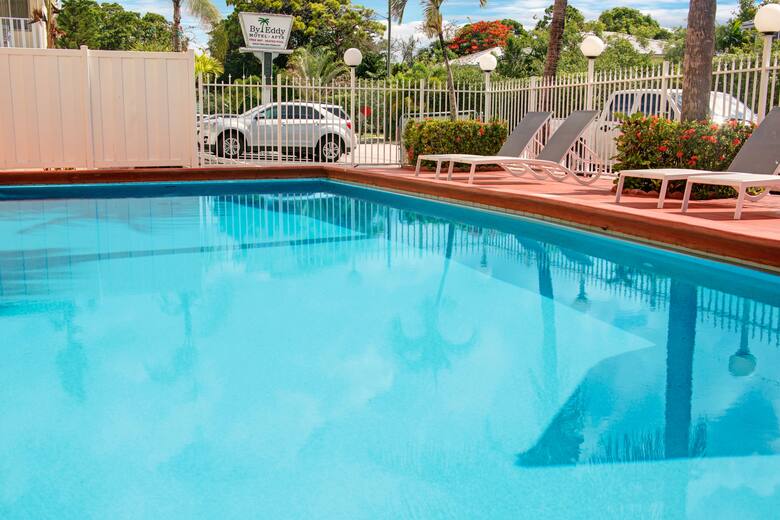 Pool at the Travelodge Fort Lauderdale in Fort Lauderdale, Florida