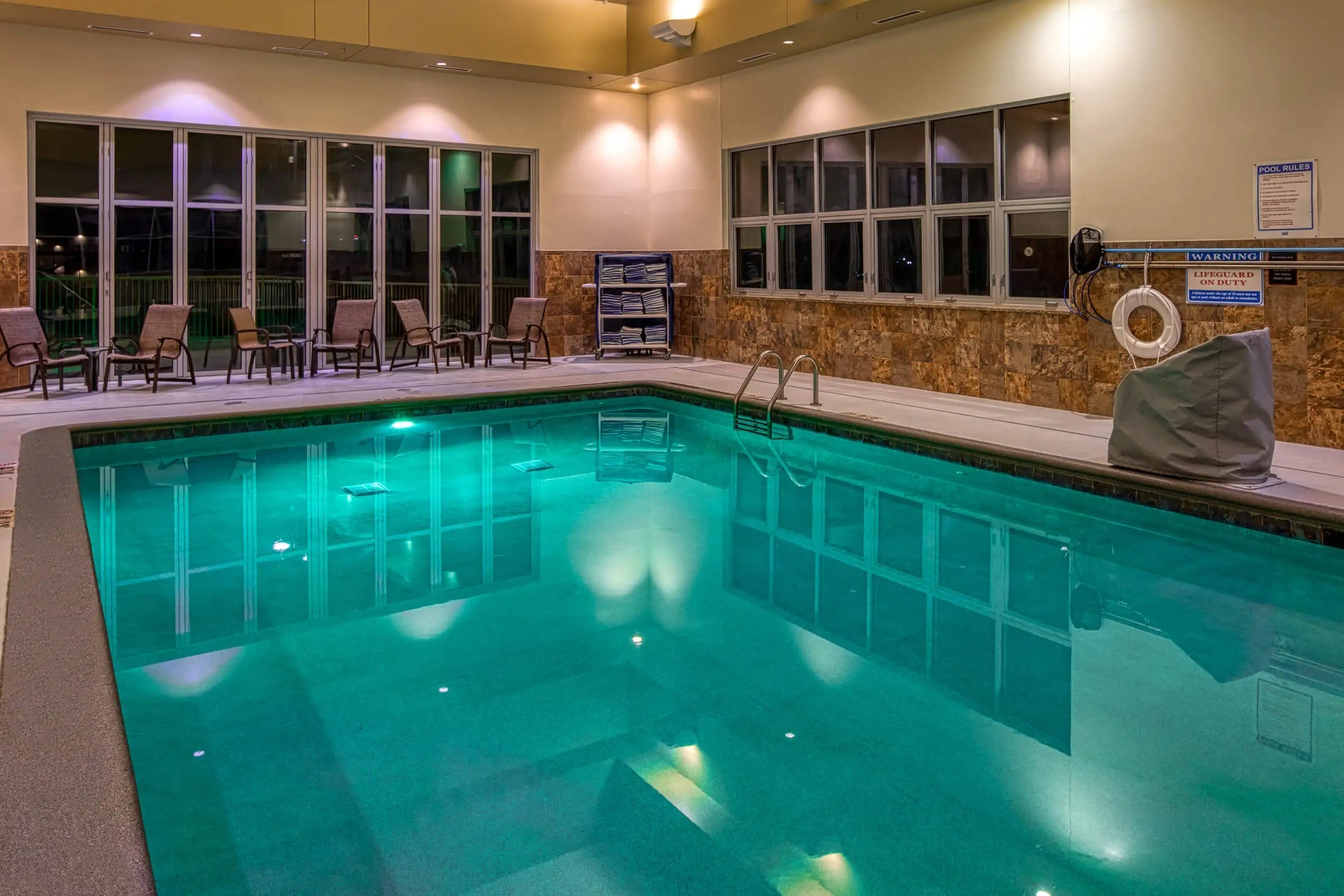 Pool at the Lakeside Hotel Casino, a Travelodge by Wyndham in Osceola, Iowa
