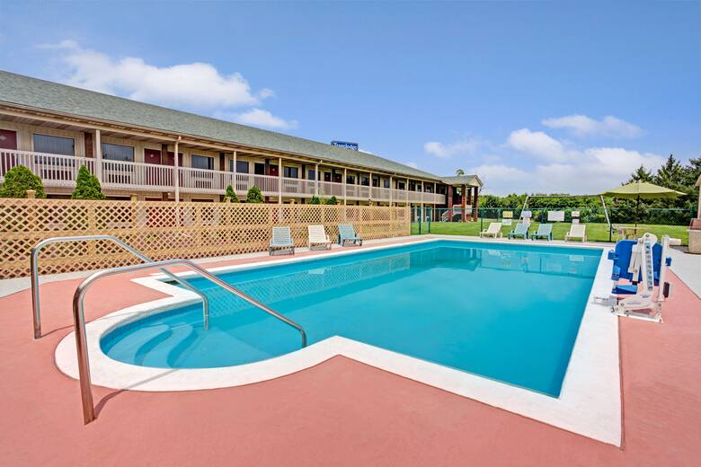 Pool at the Travelodge Sellersburg in Sellersburg, Indiana