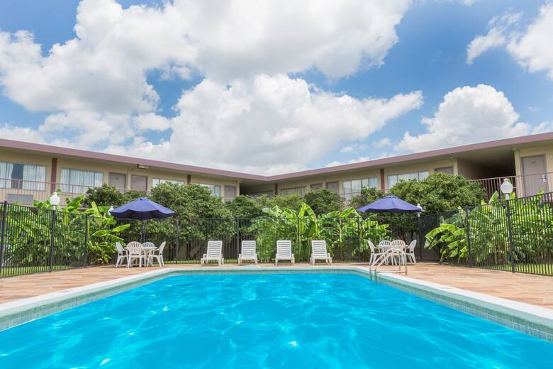Pool at the Travelodge Shreveport LA in Shreveport, Louisiana