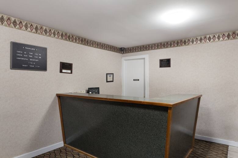 Travelodge Great Barrington Berkshires hotel lobby in Great Barrington, Massachusetts