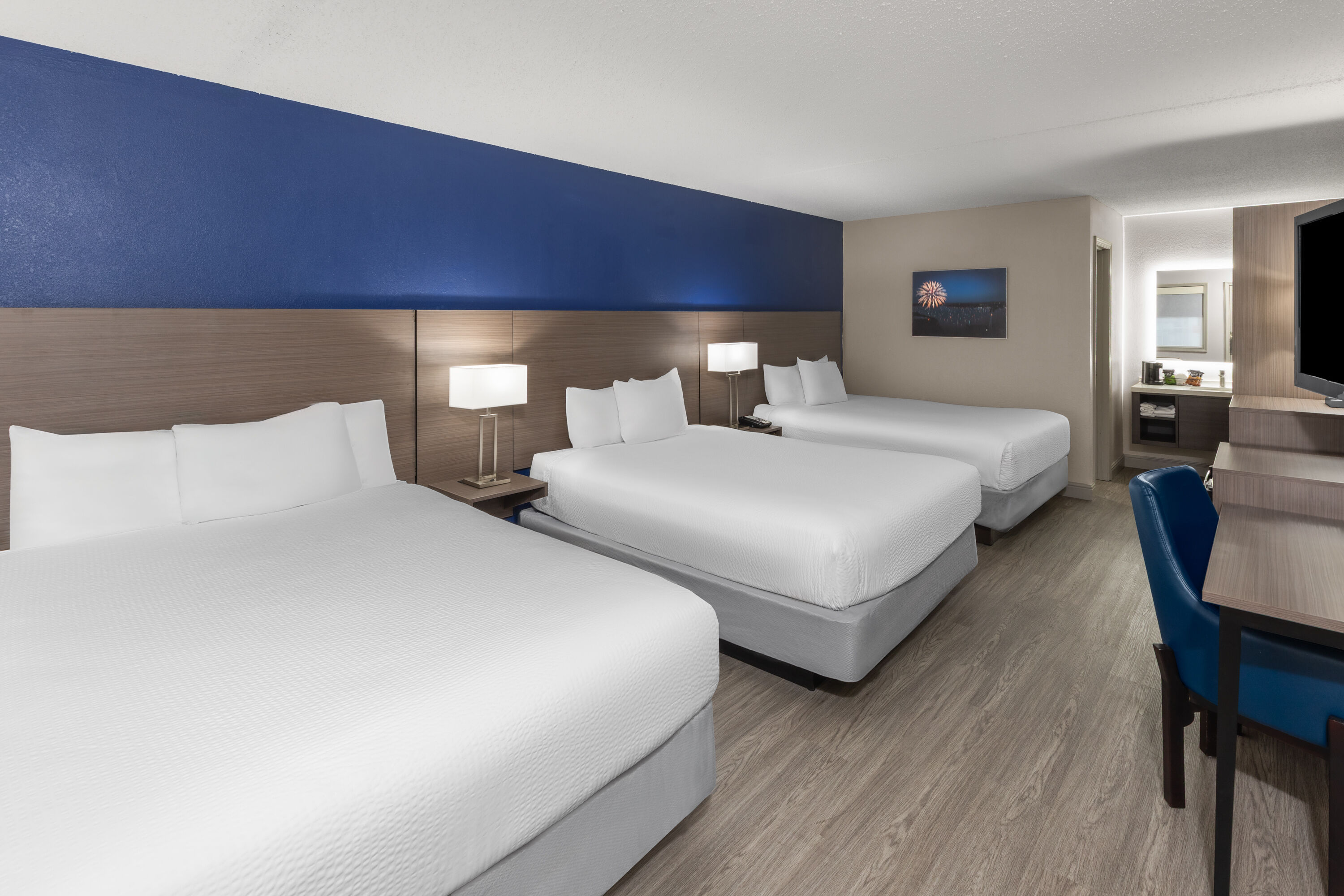 Guest room at the Angel Inn Near IMAX, a Travelodge by Wyndham in Branson, Missouri