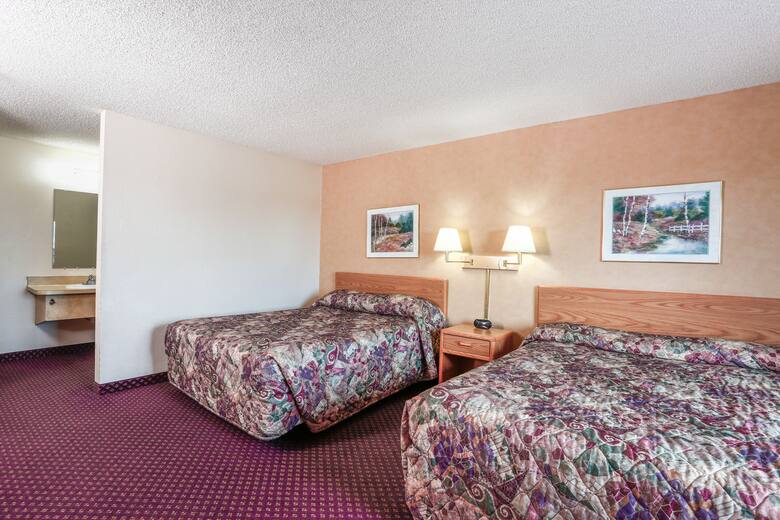 Guest room at the Travelodge Deer Lodge Montana in Deer Lodge, Montana
