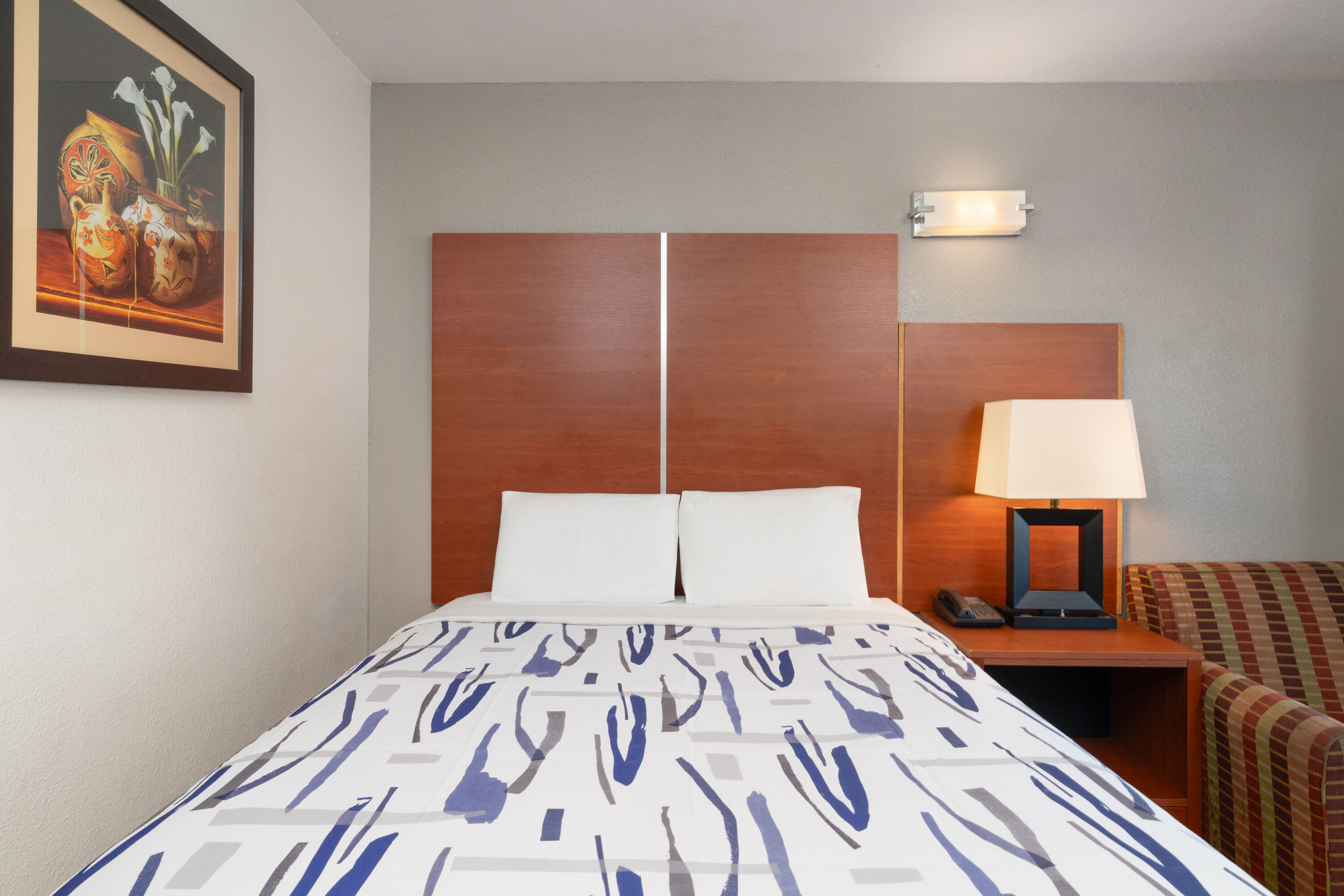 Guest room at the Travelodge by Wyndham Albuquerque West in Albuquerque, New Mexico