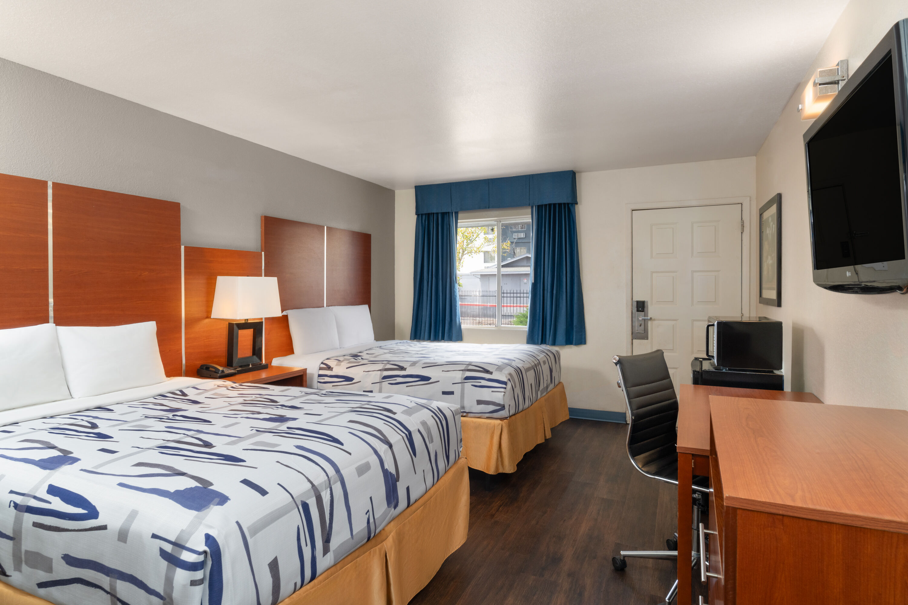 Guest room at the Travelodge by Wyndham Albuquerque West in Albuquerque, New Mexico