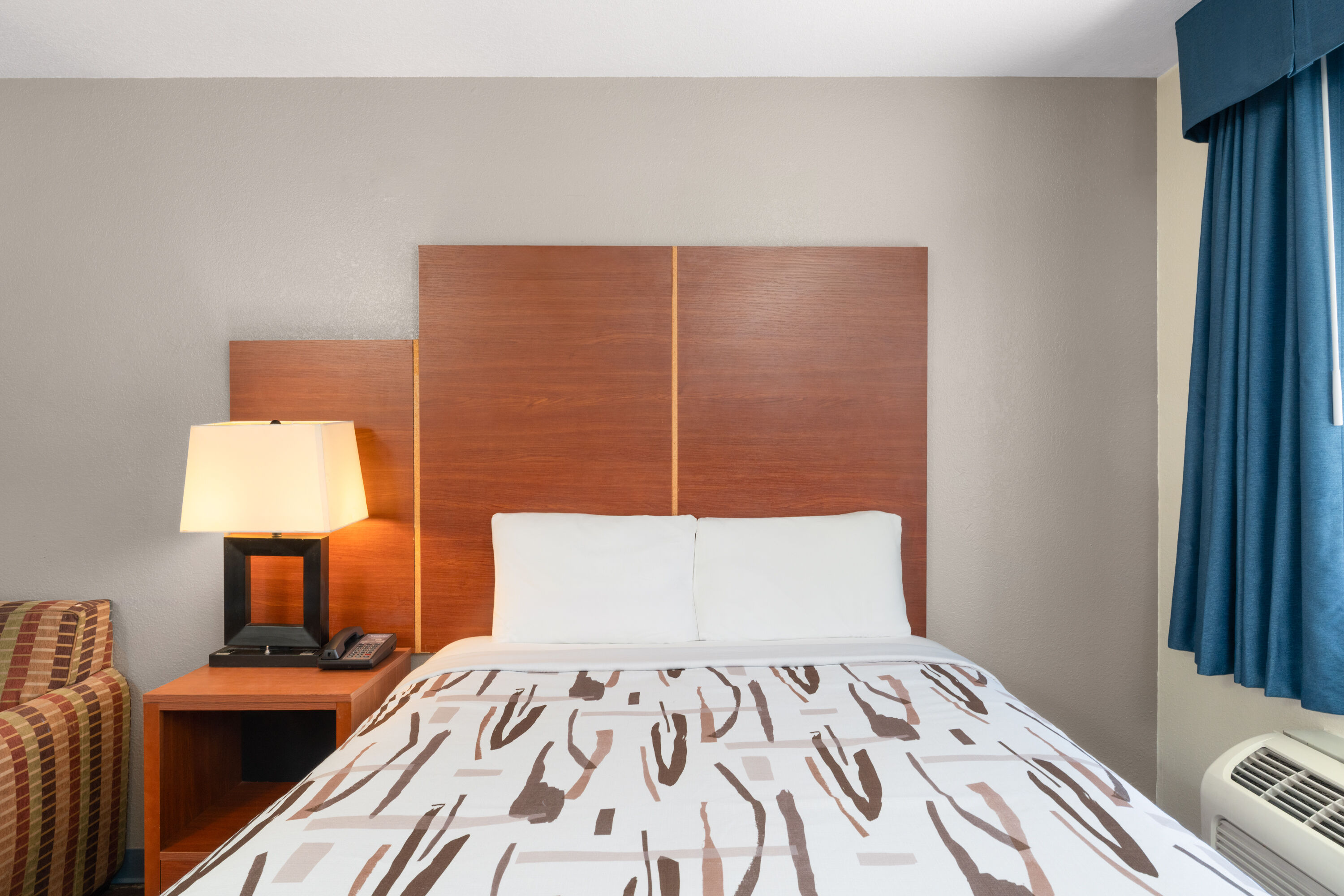 Guest room at the Travelodge by Wyndham Albuquerque West in Albuquerque, New Mexico