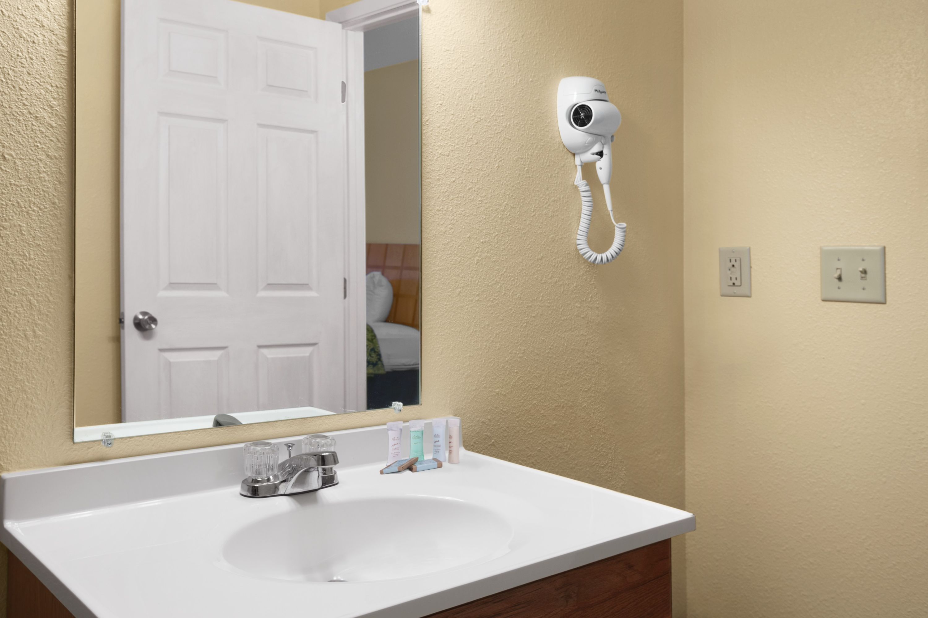 Guest room at the Travelodge by Wyndham Clovis in Clovis, New Mexico