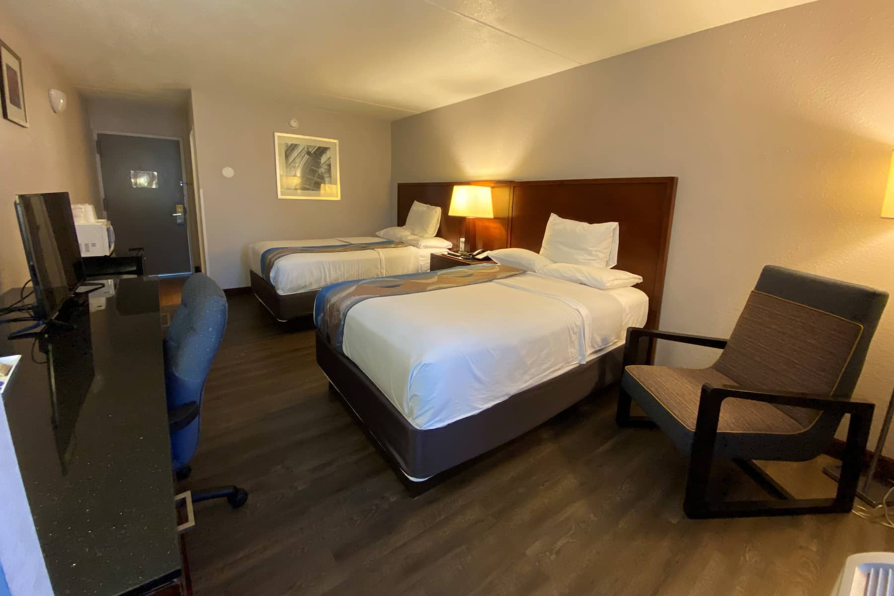 Guest room at the Travelodge Inn & Suites by Wyndham Albany in Albany, New York