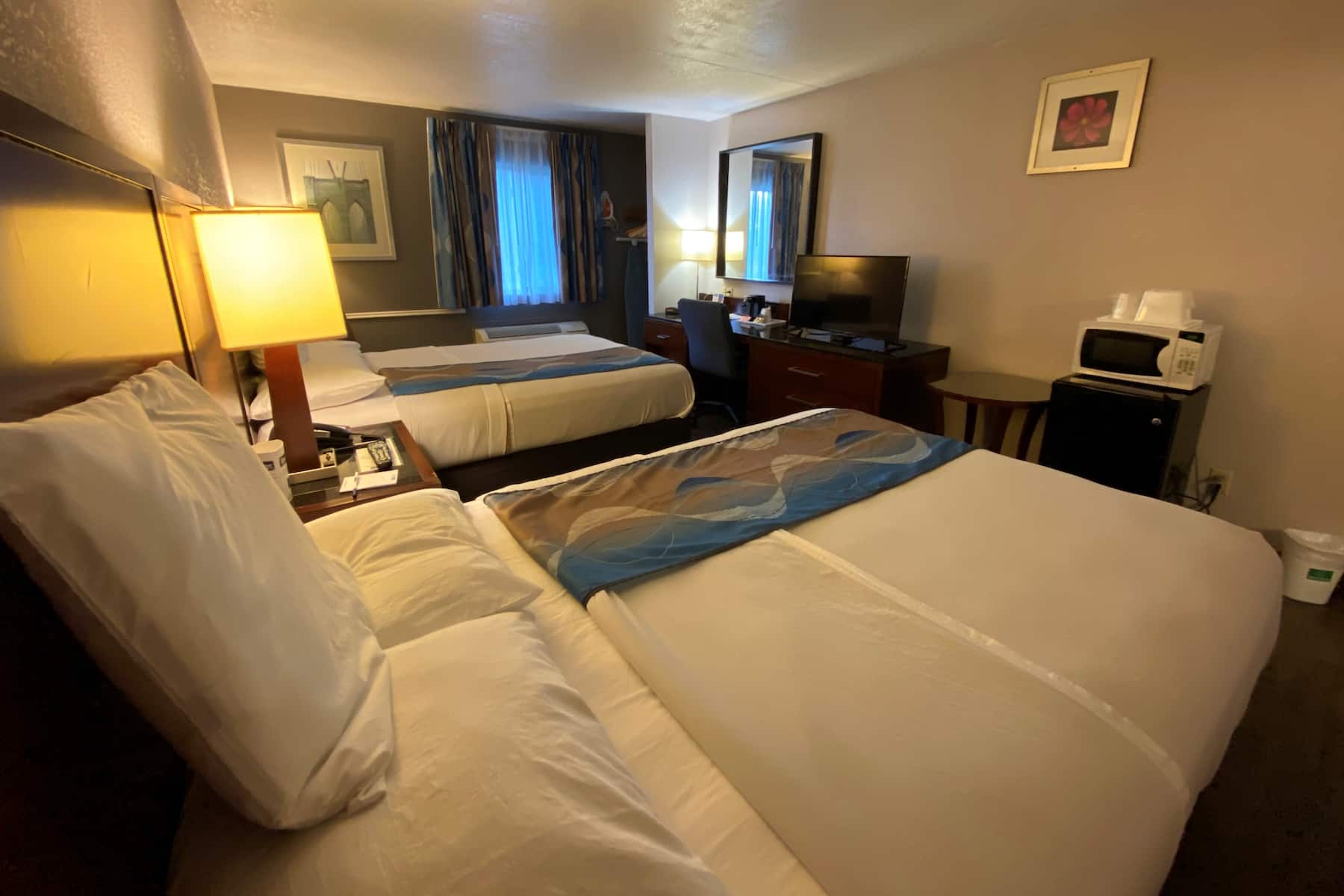 Guest room at the Travelodge Inn & Suites by Wyndham Albany in Albany, New York