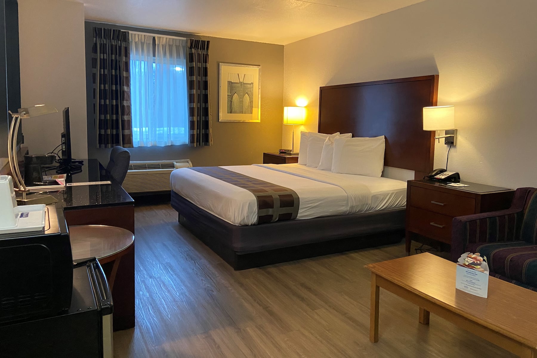 Guest room at the Travelodge Inn & Suites by Wyndham Albany in Albany, New York