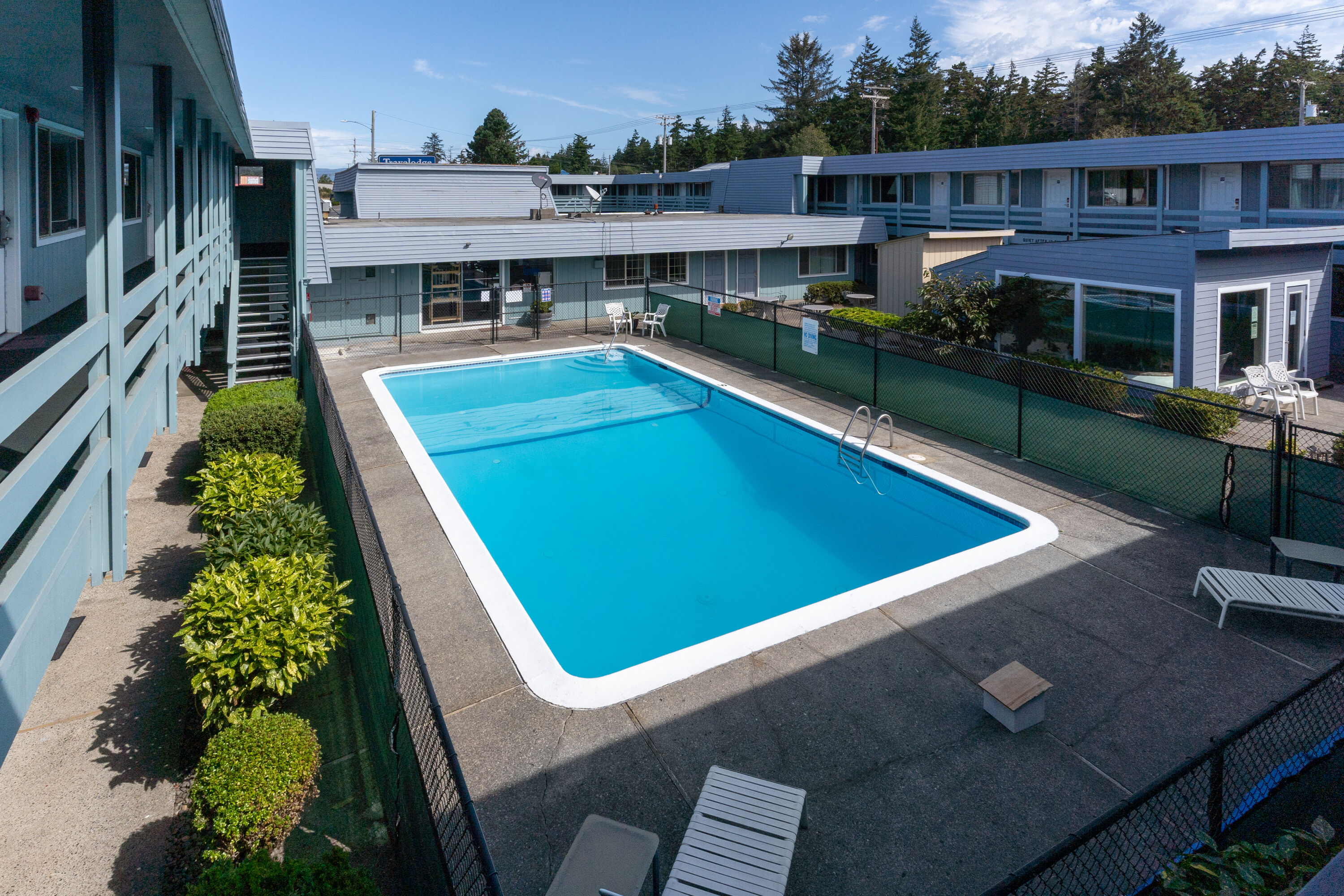 Pool at the Travelodge by Wyndham Florence in Florence, Oregon