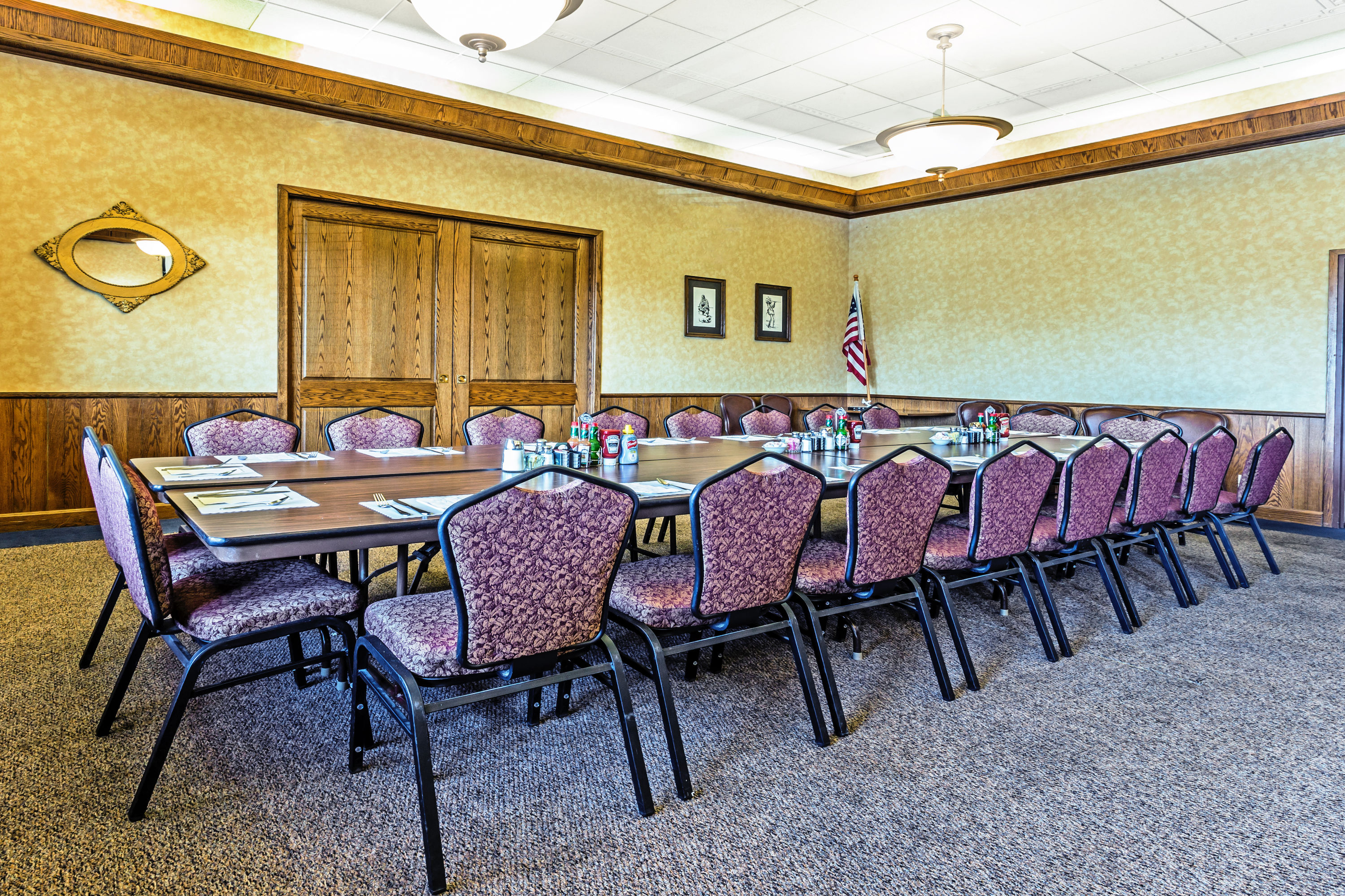 Meeting room at Travelodge by Wyndham Pioneer Villa in Halsey, Oregon