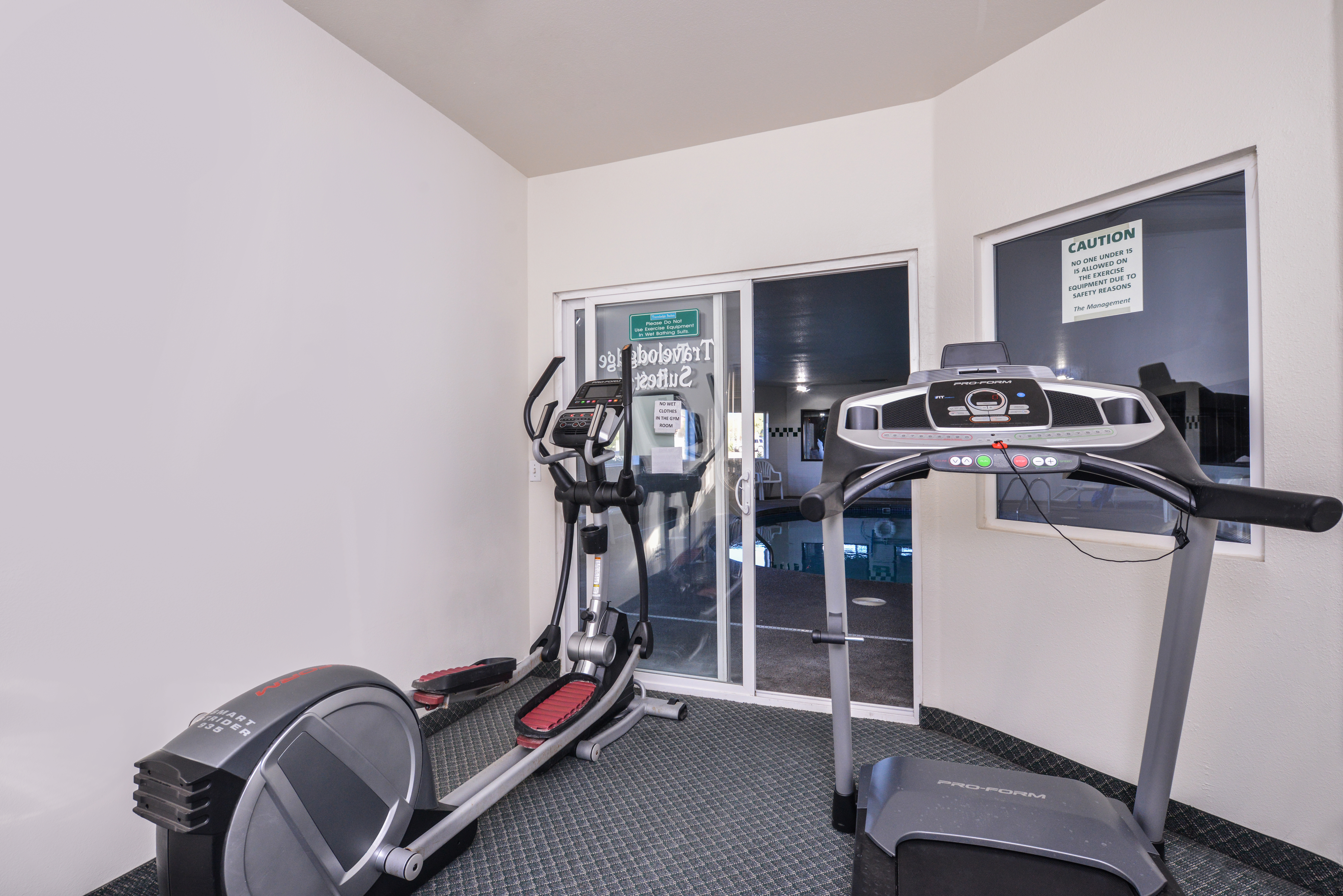 Fitness room at Travelodge Suites by Wyndham Newberg in Newberg, Oregon
