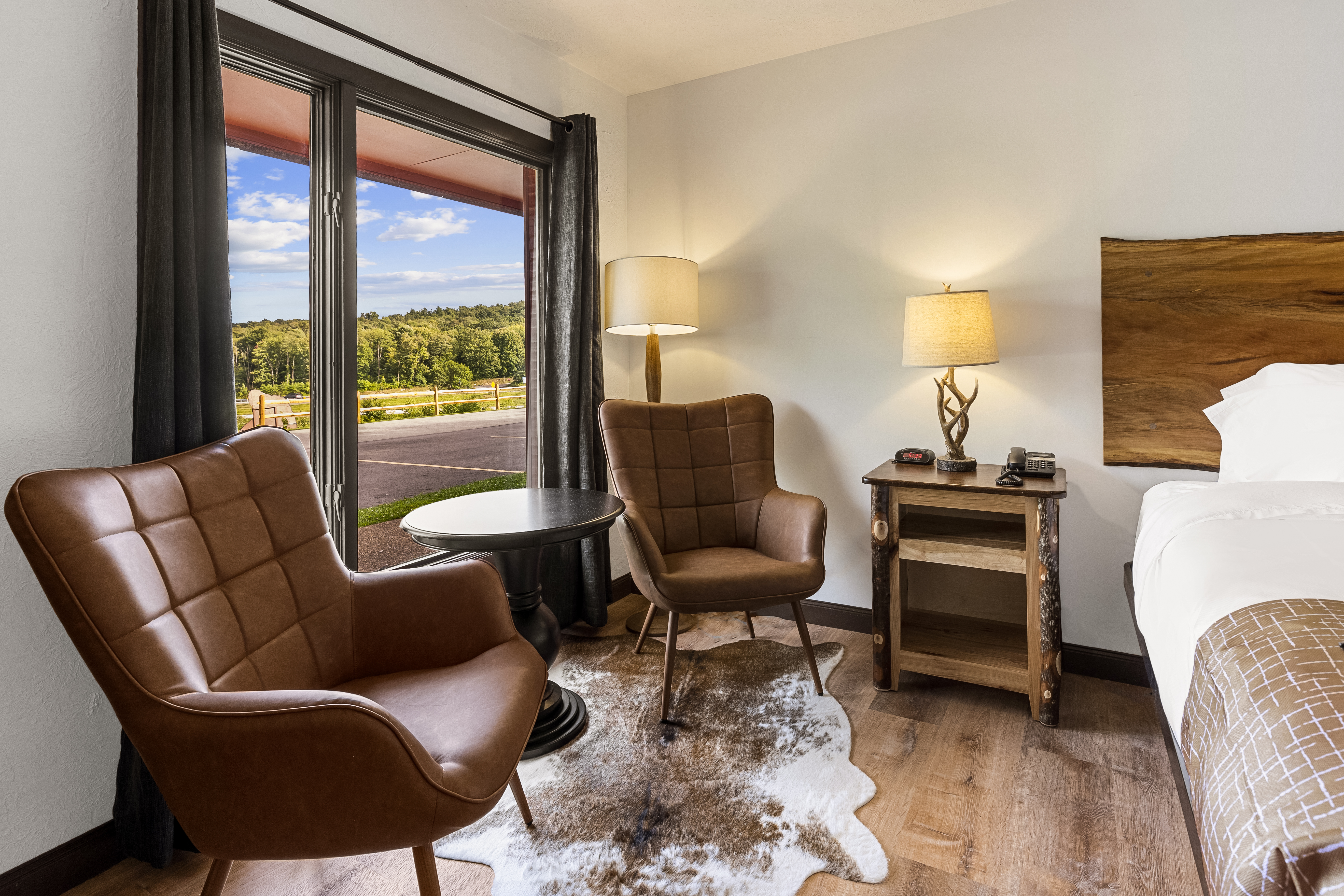 Guest room at the Travelodge by Wyndham Emlenton in Emlenton, Pennsylvania