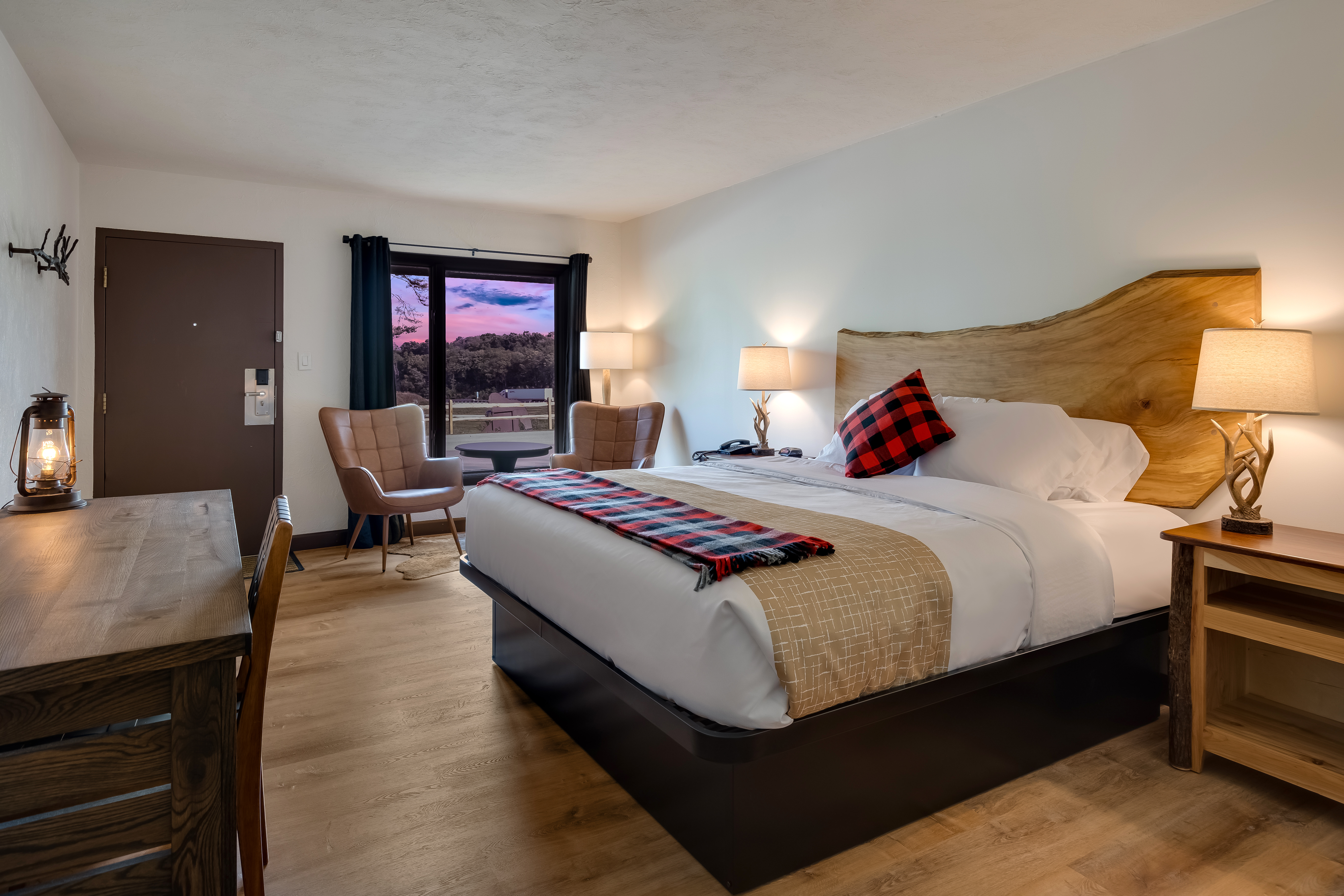 Guest room at the Travelodge by Wyndham Emlenton in Emlenton, Pennsylvania