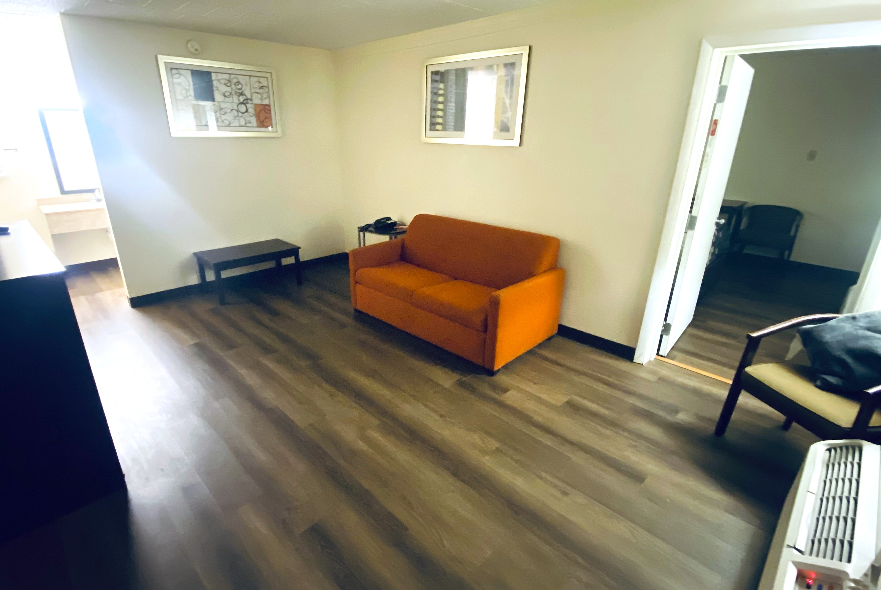 Guest room at the Travelodge by Wyndham Shamokin Dam/Selinsgrove in Shamokin Dam, Pennsylvania
