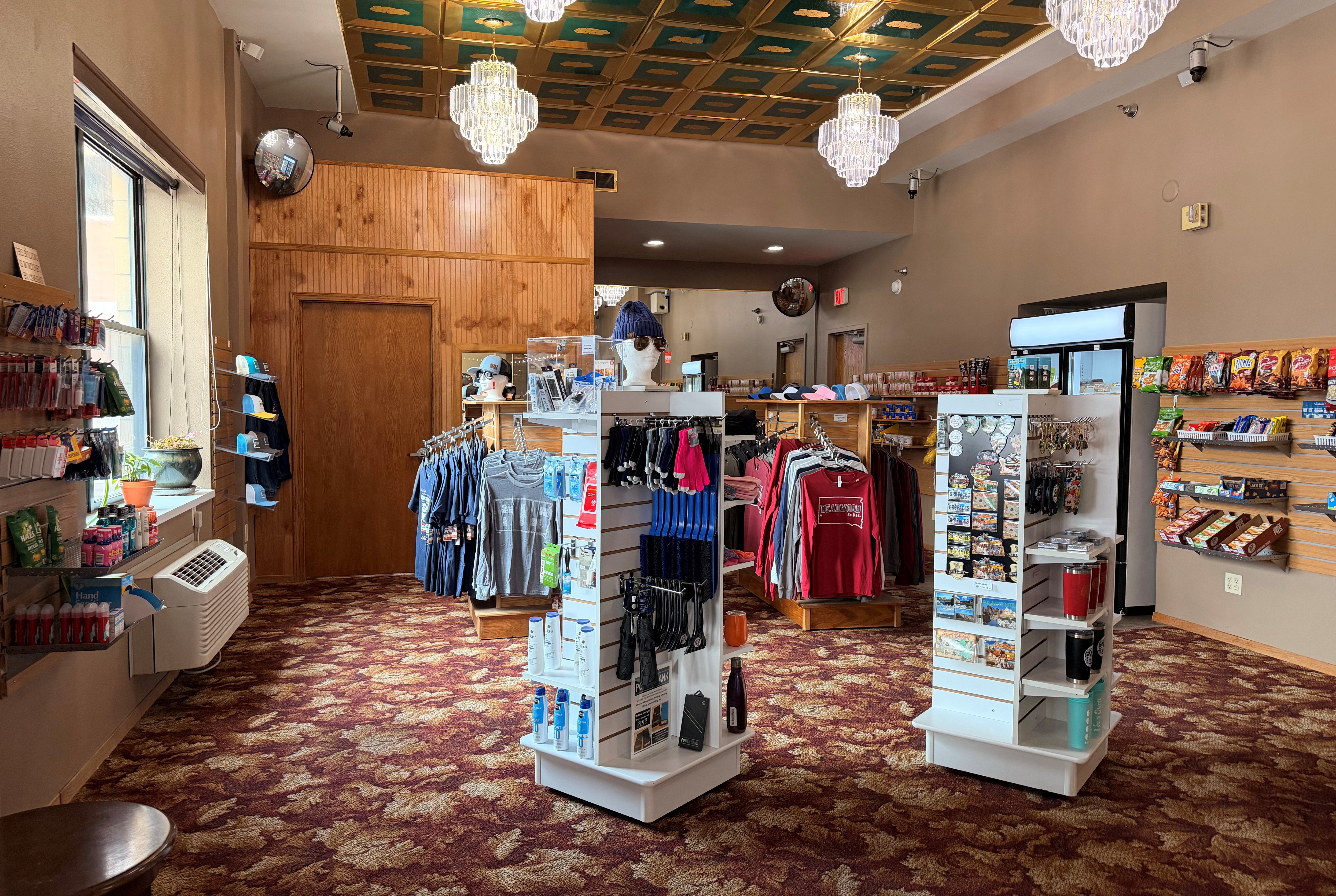 Gift shop at Travelodge Inn & Suites by Wyndham Deadwood in Deadwood, South Dakota