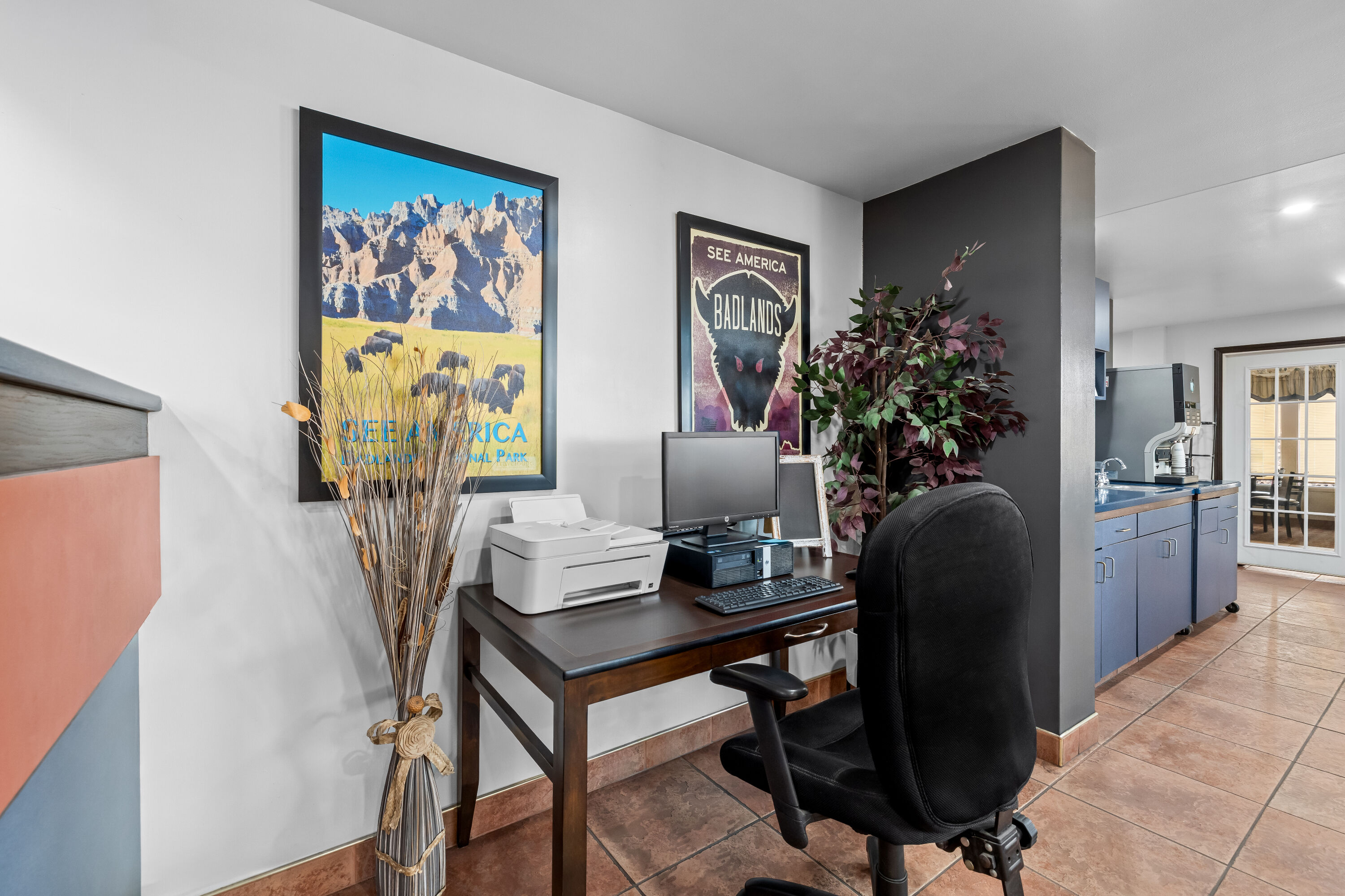 Travelodge by Wyndham Rapid City business center in Rapid City, South Dakota