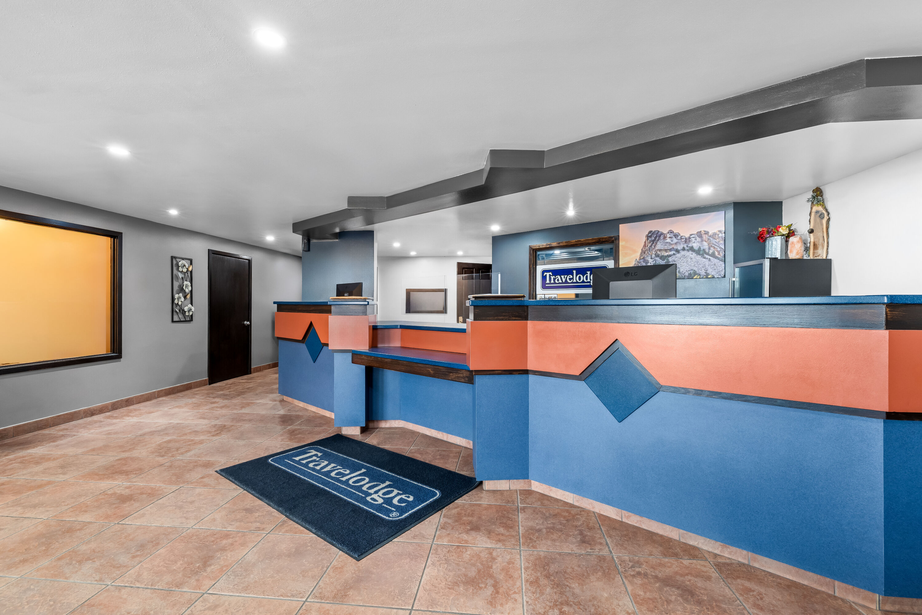 Travelodge by Wyndham Rapid City reception in Rapid City, South Dakota