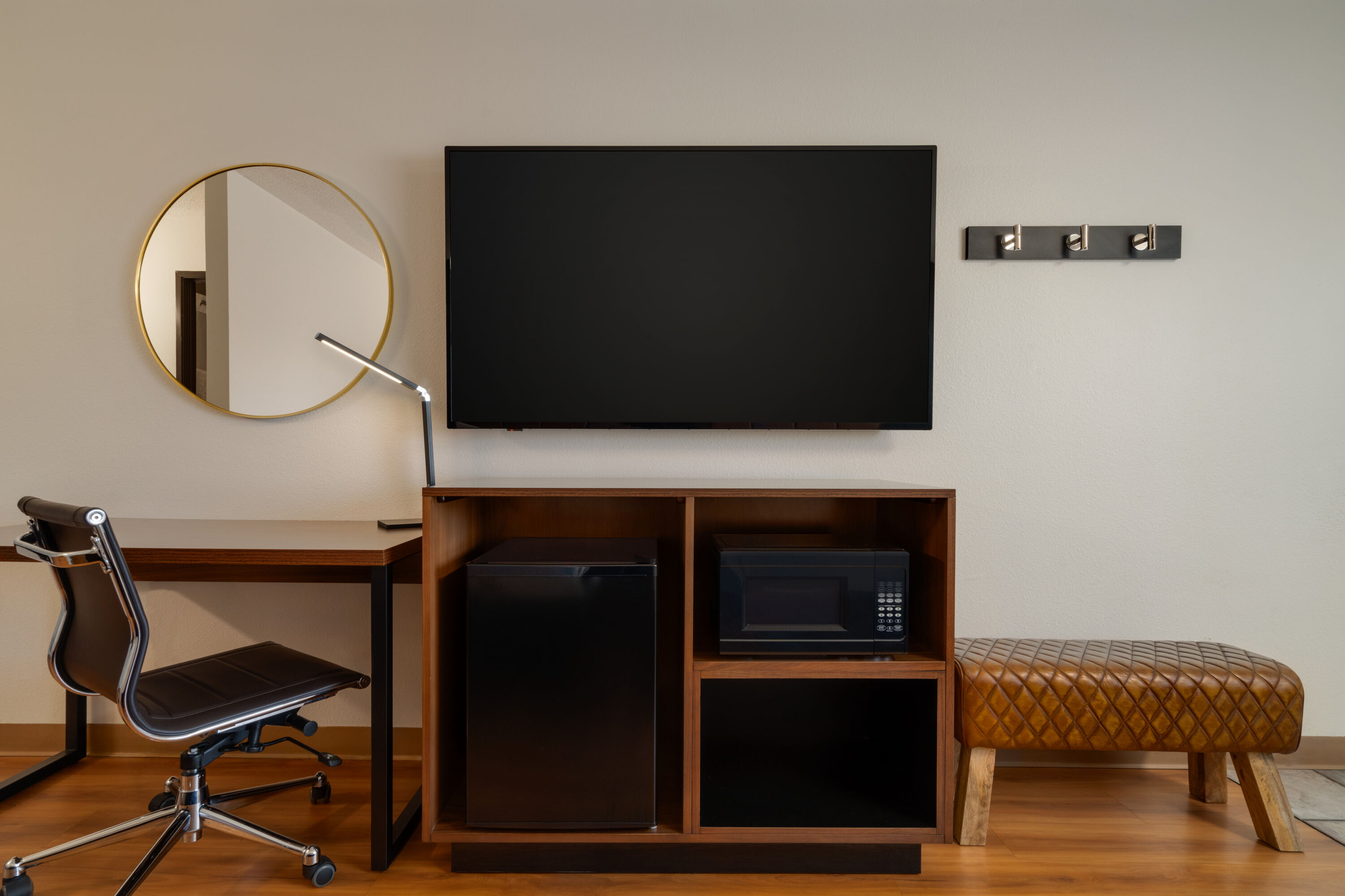 Guest room at the Travelodge by Wyndham Wall in Wall, South Dakota