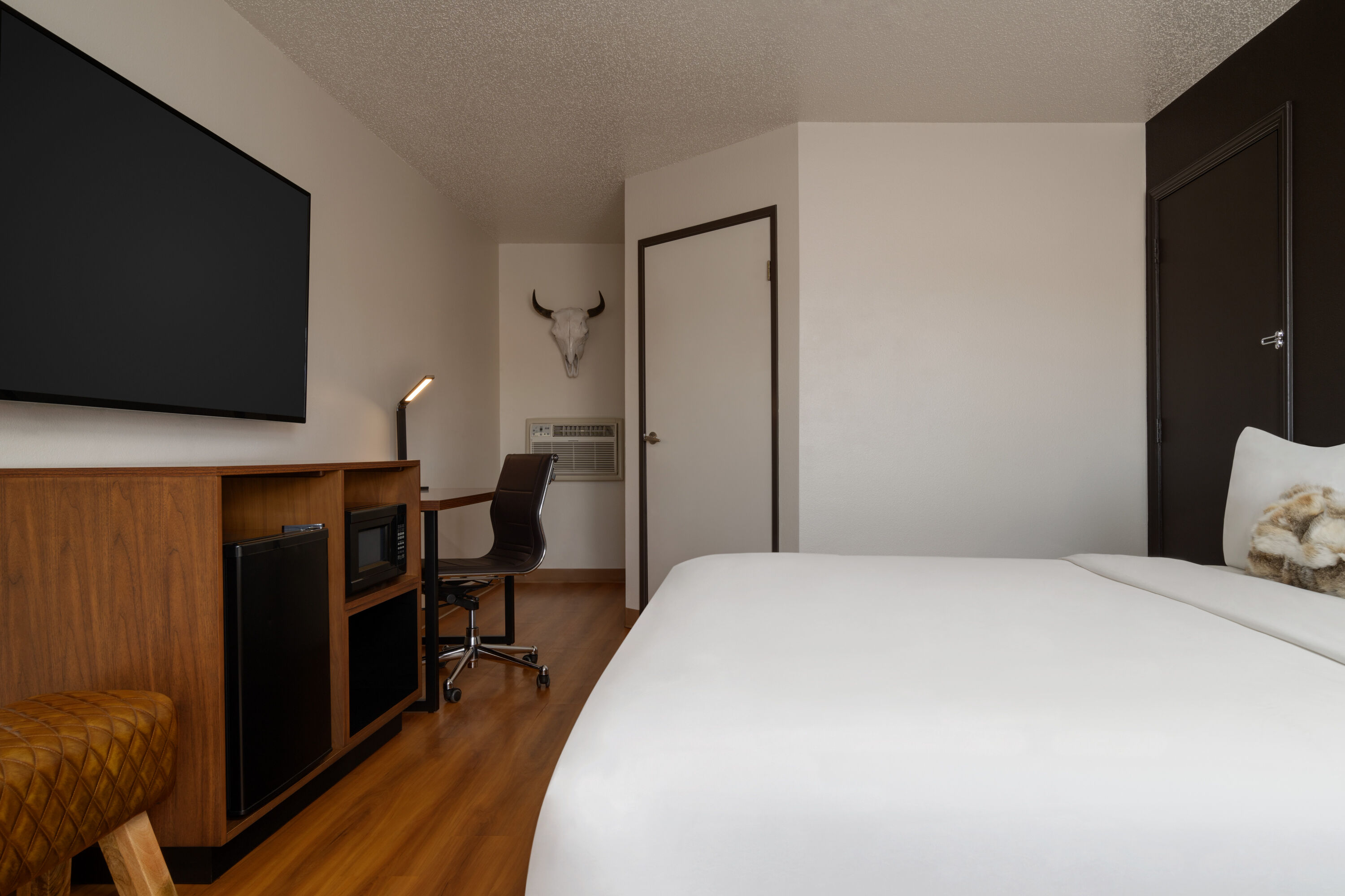 Guest room at the Travelodge by Wyndham Wall in Wall, South Dakota