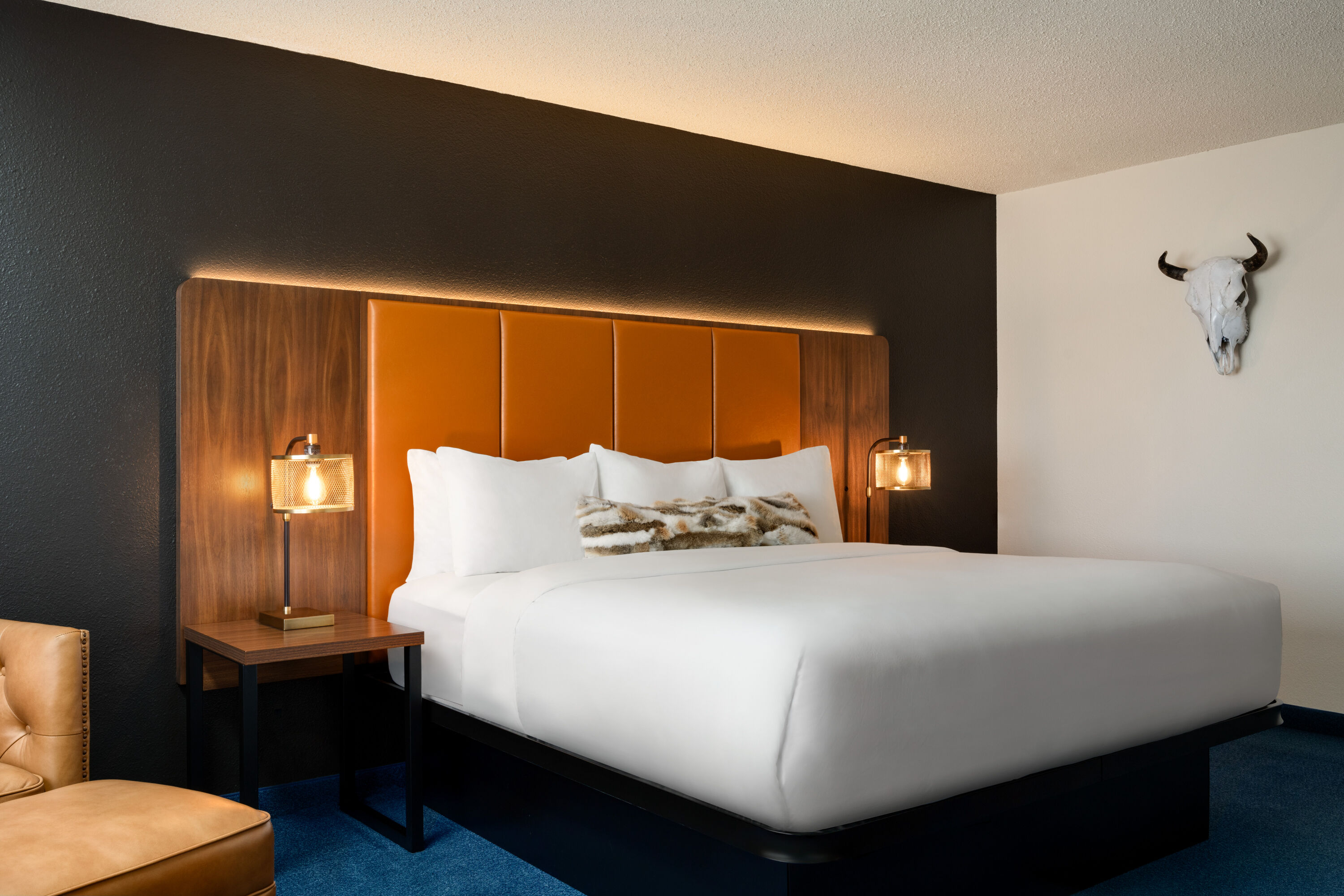 Guest room at the Travelodge by Wyndham Wall in Wall, South Dakota