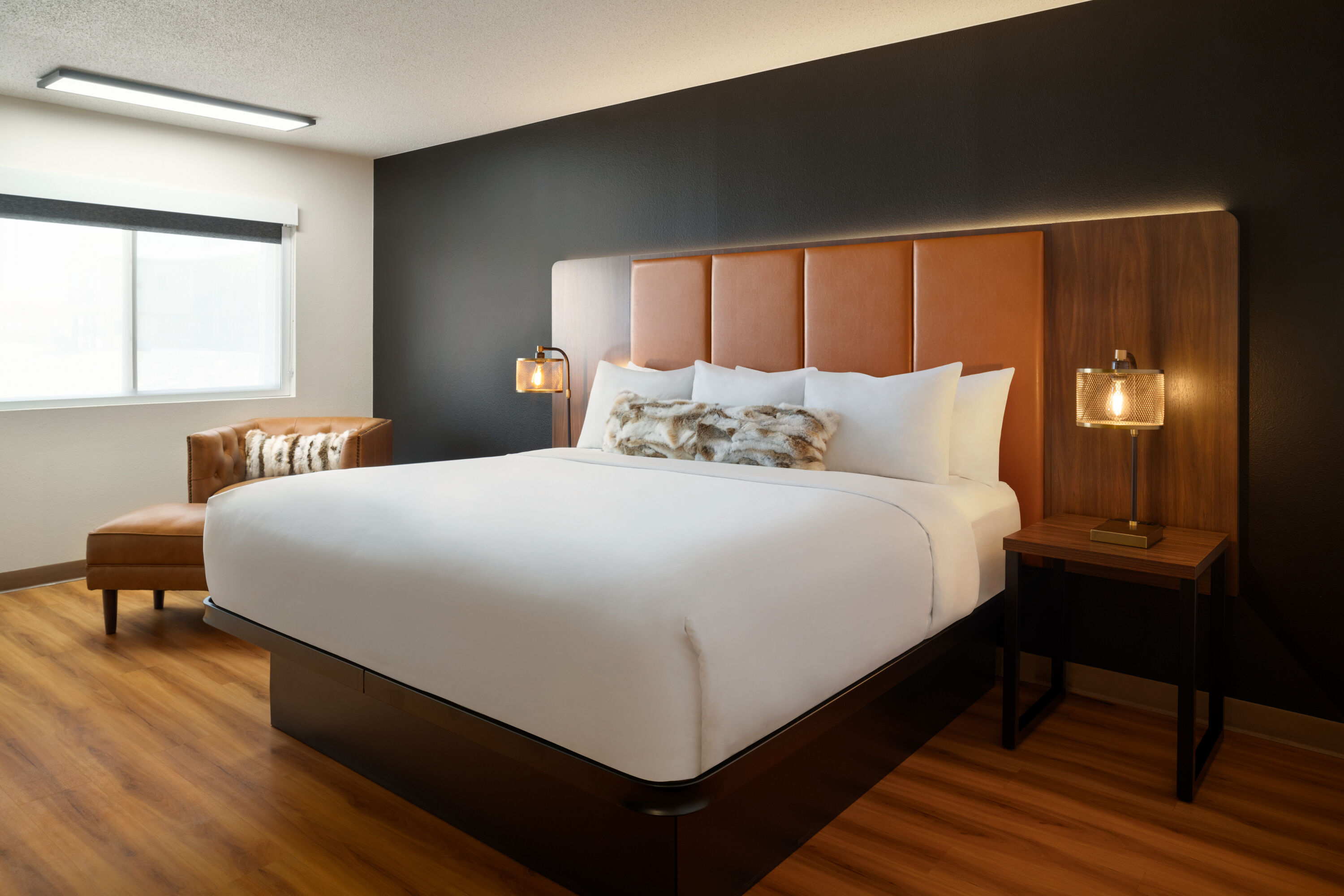 Guest room at the Travelodge by Wyndham Wall in Wall, South Dakota