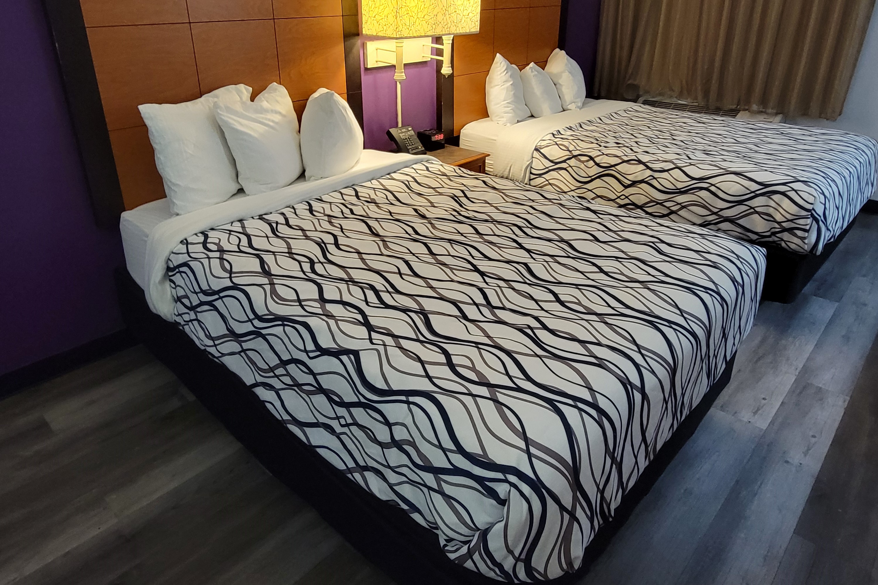 Guest room at the Travelodge by Wyndham Amarillo West Medical Center in Amarillo, Texas