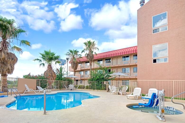 Pool at the Travelodge El Paso West in El Paso, Texas