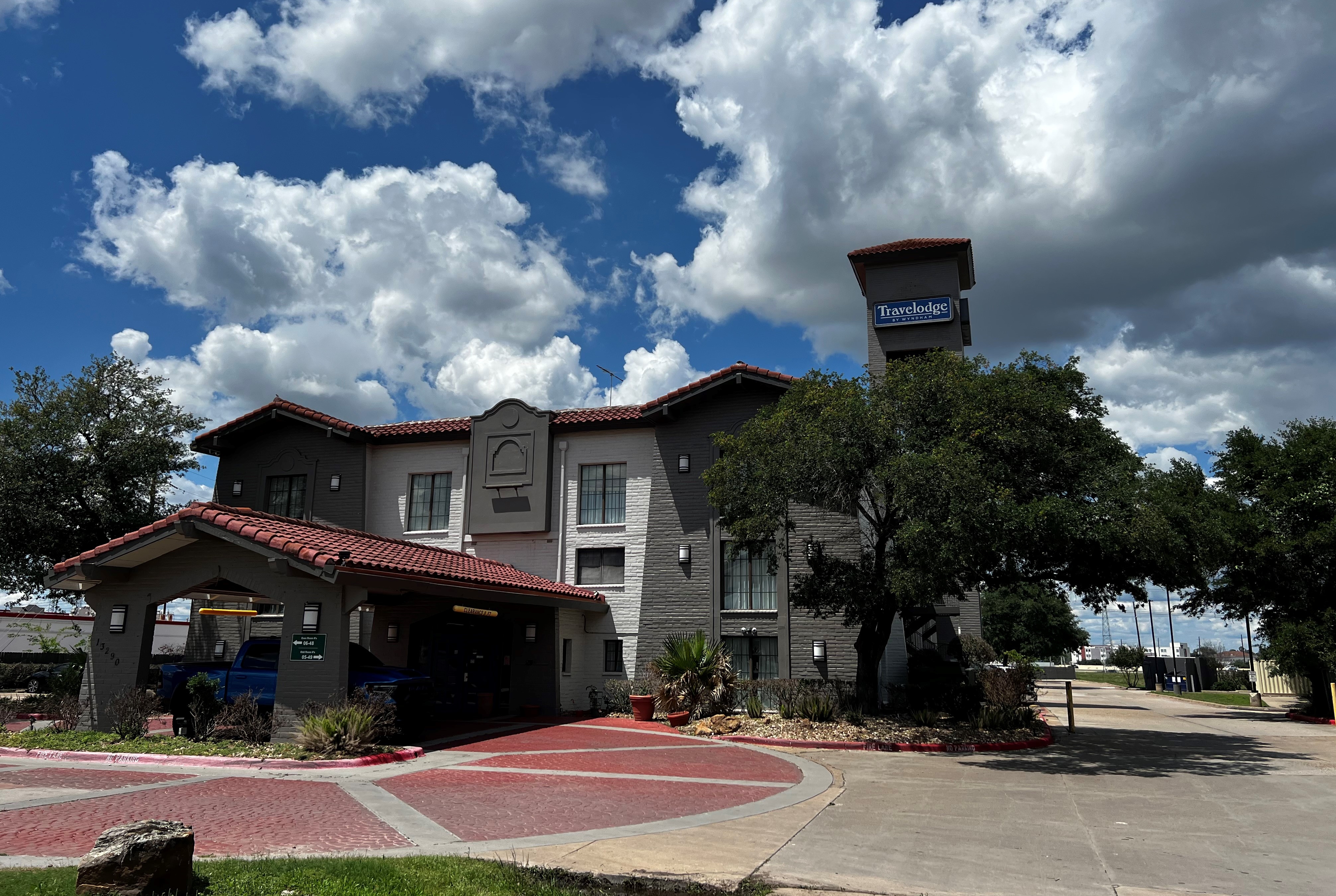 Exterior of Travelodge by Wyndham Houston Cy-Fair hotel in Houston, Texas