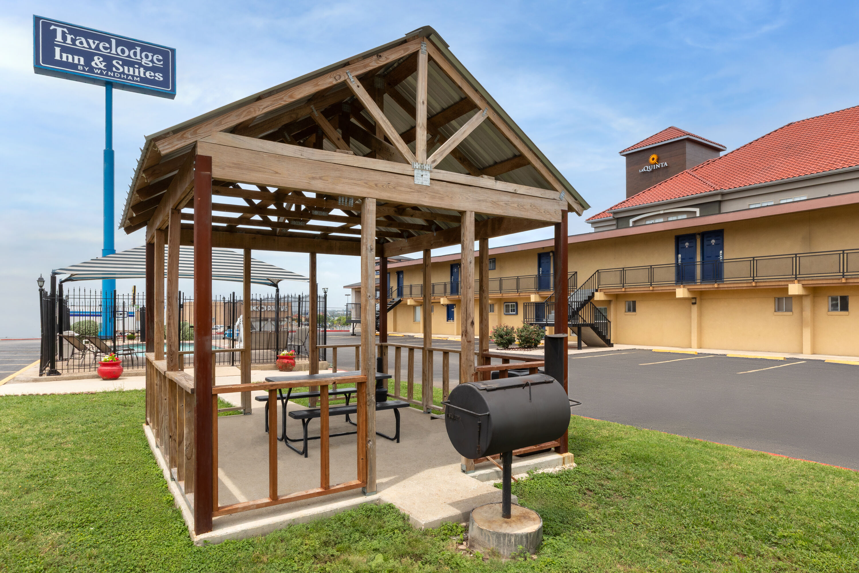 BBQ grill at Travelodge by Wyndham New Braunfels in New Braunfels, Texas