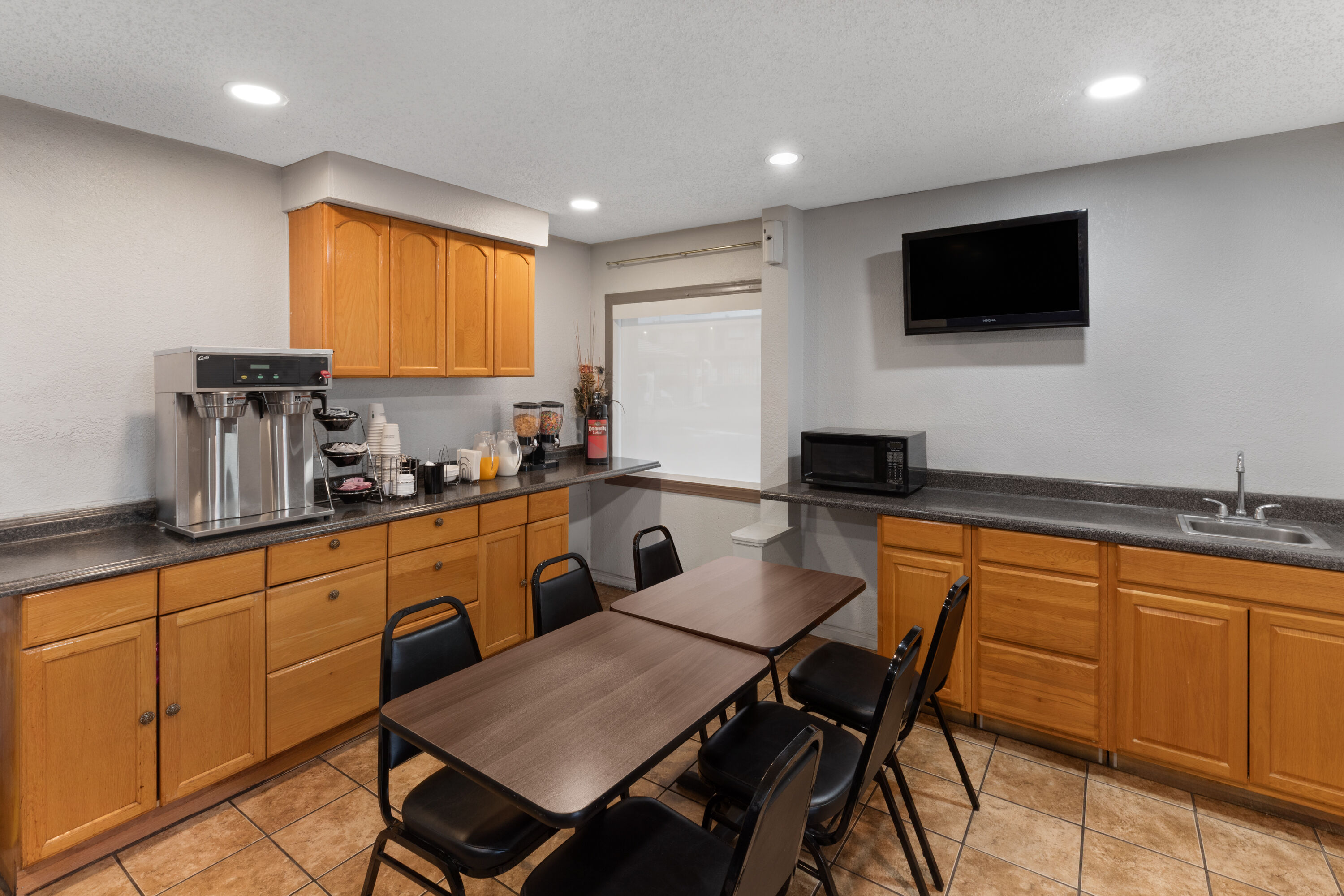 Free breakfast at Travelodge by Wyndham New Braunfels in New Braunfels, Texas