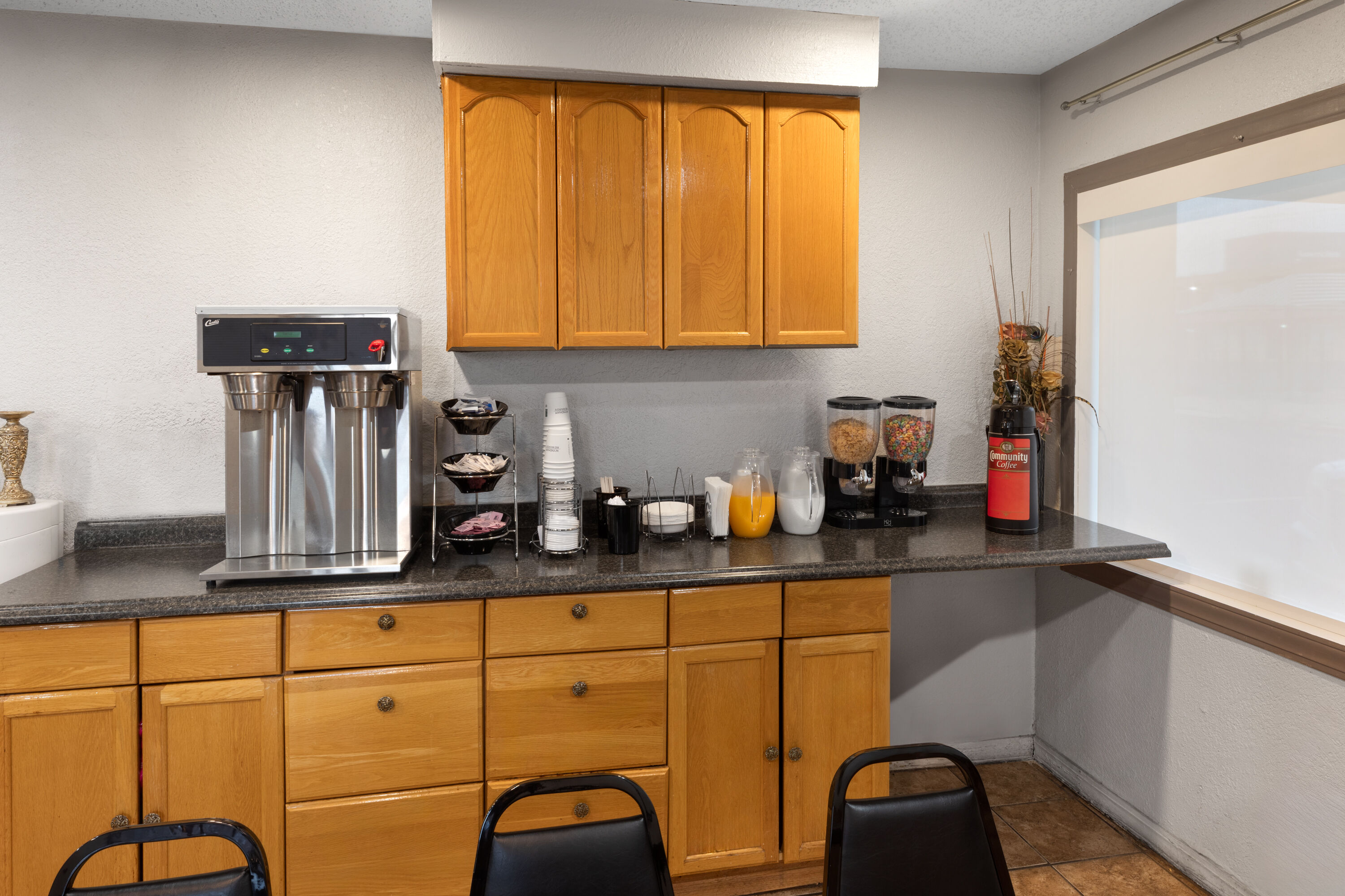 Free breakfast at Travelodge by Wyndham New Braunfels in New Braunfels, Texas