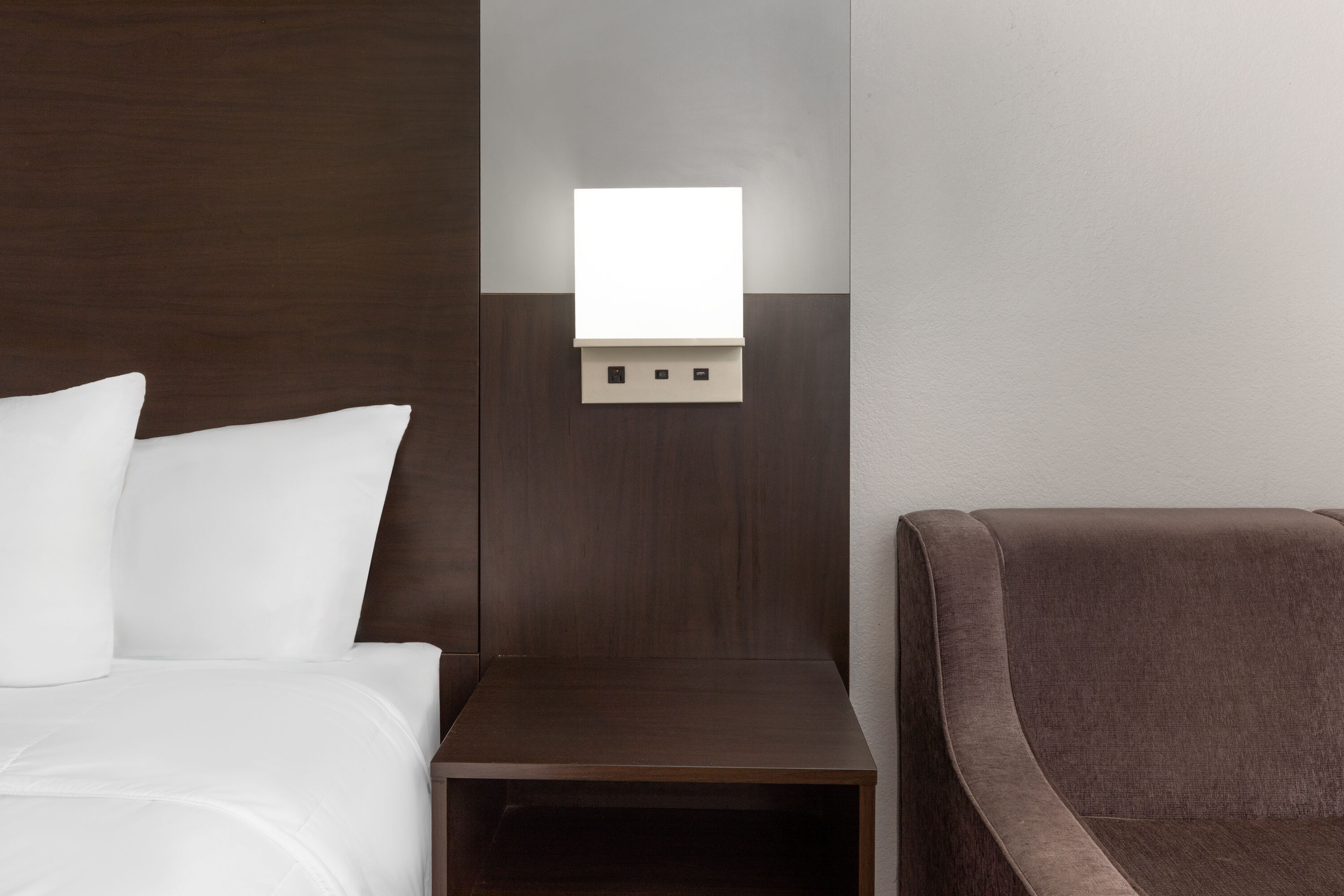 Guest room at the Travelodge by Wyndham New Braunfels in New Braunfels, Texas