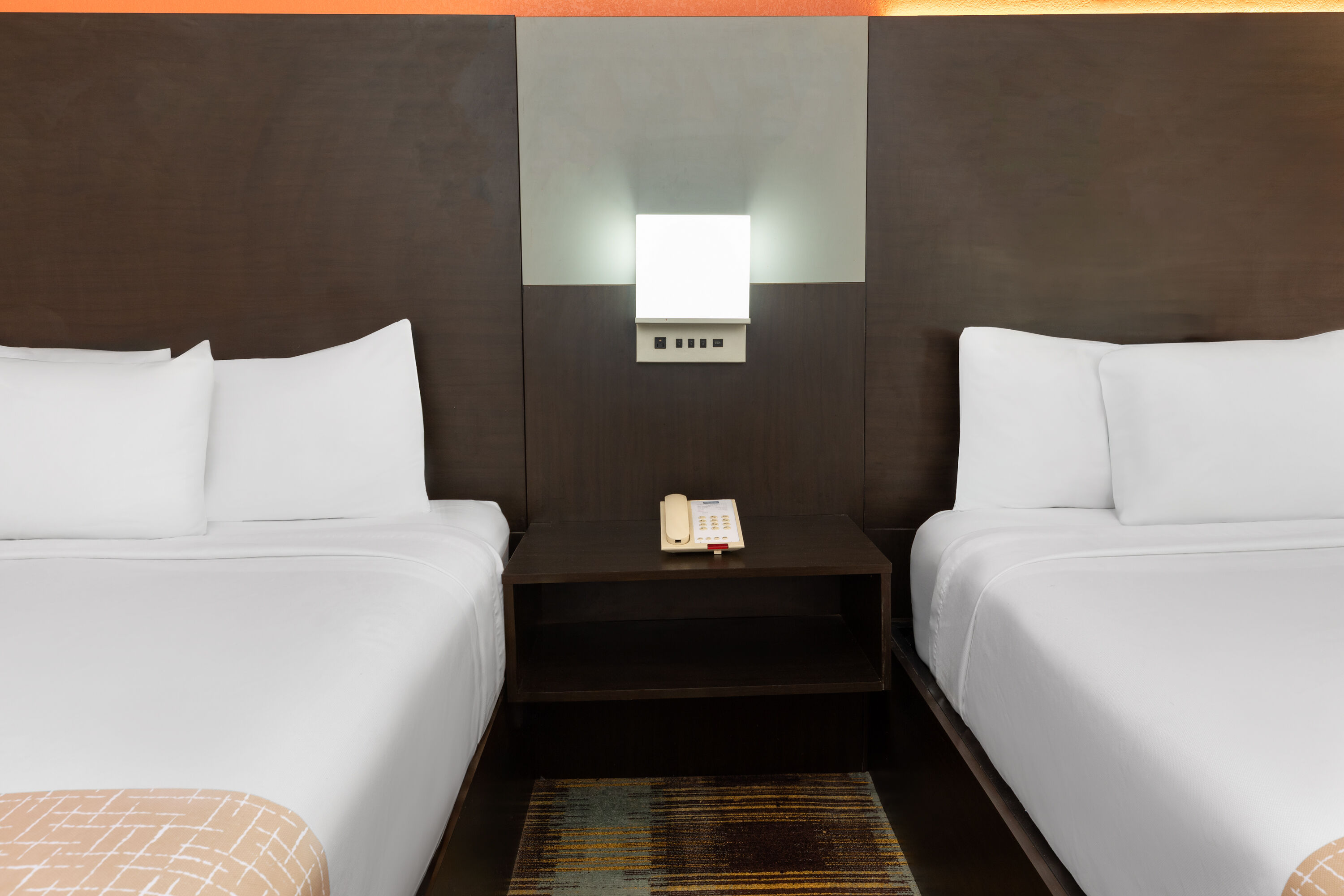 Guest room at the Travelodge by Wyndham New Braunfels in New Braunfels, Texas