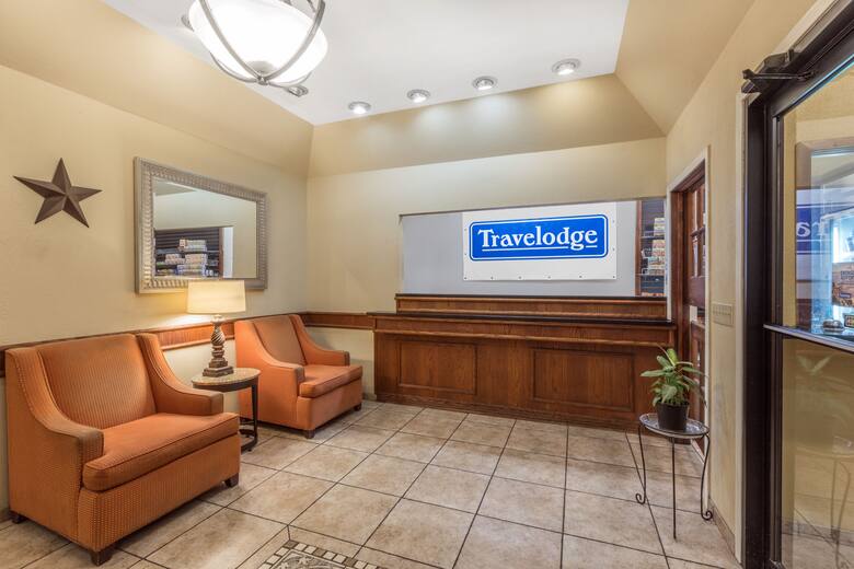 Travelodge San Antonio Downtown hotel lobby in San Antonio, Texas