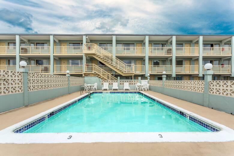 Pool at the Travelodge Virginia Beach in Virginia Beach, Virginia
