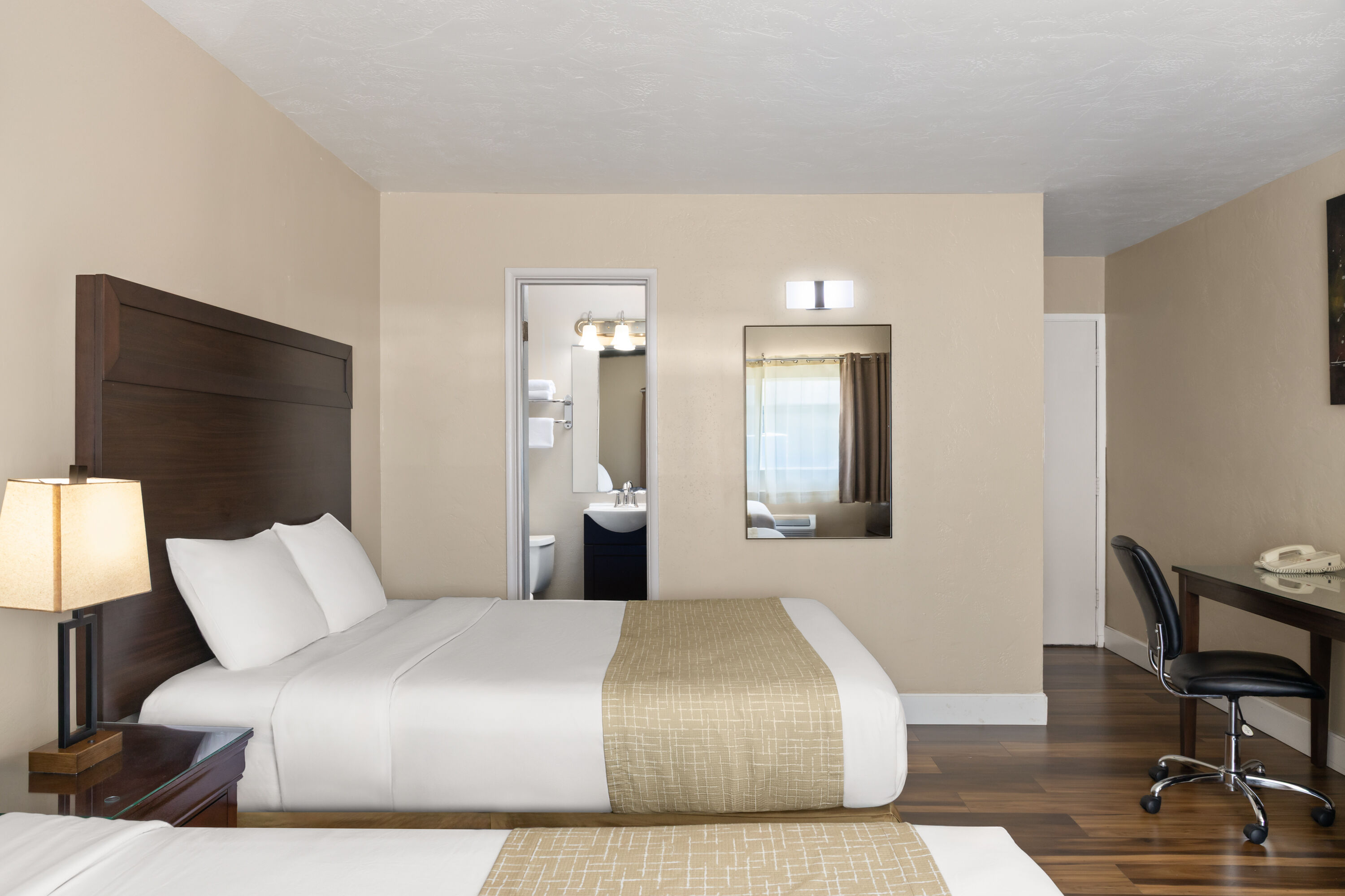 Guest room at the Travelodge by Wyndham Everett City Center in Everett, Washington