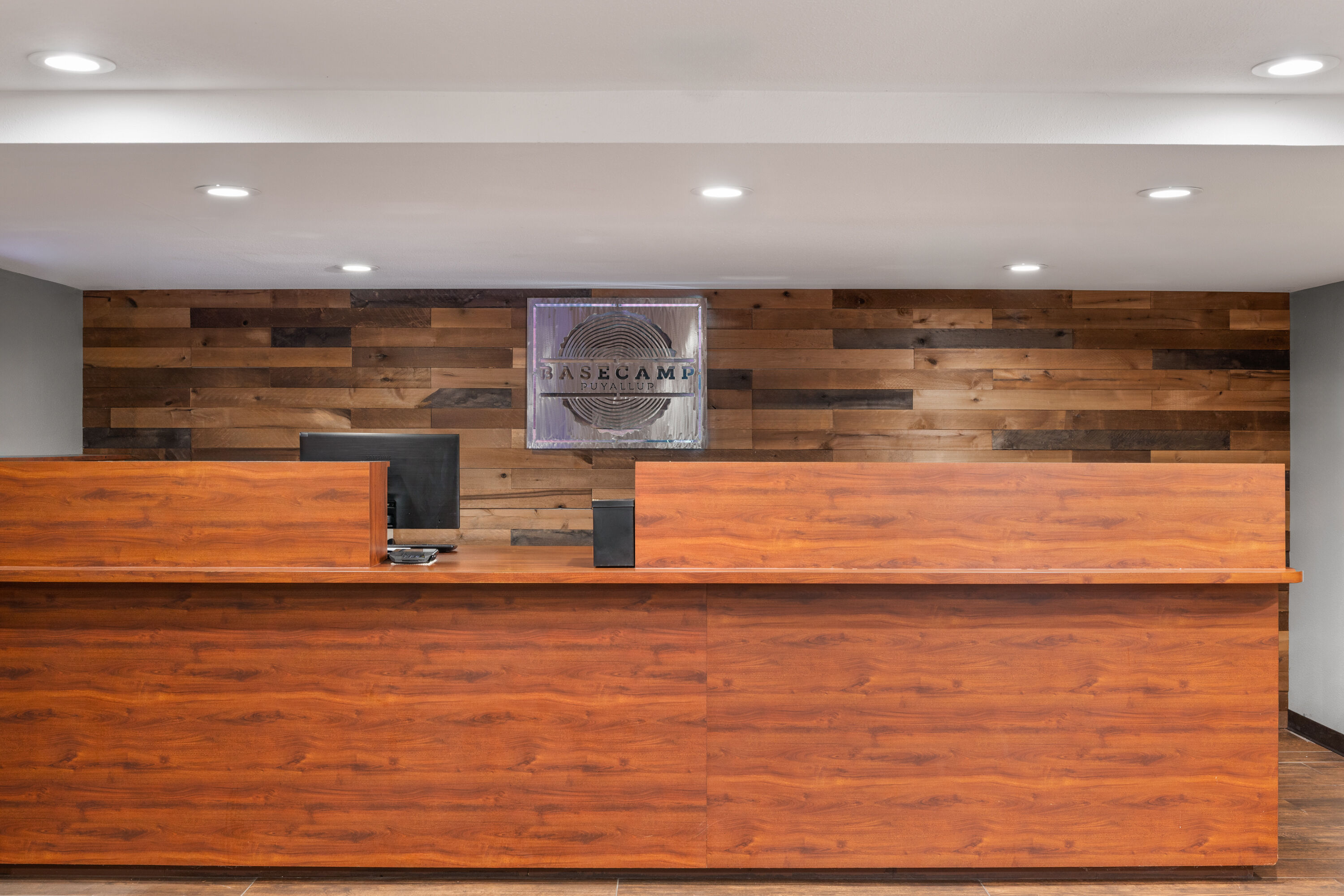 Basecamp Puyallup a Travelodge by Wyndham reception in Puyallup, Washington