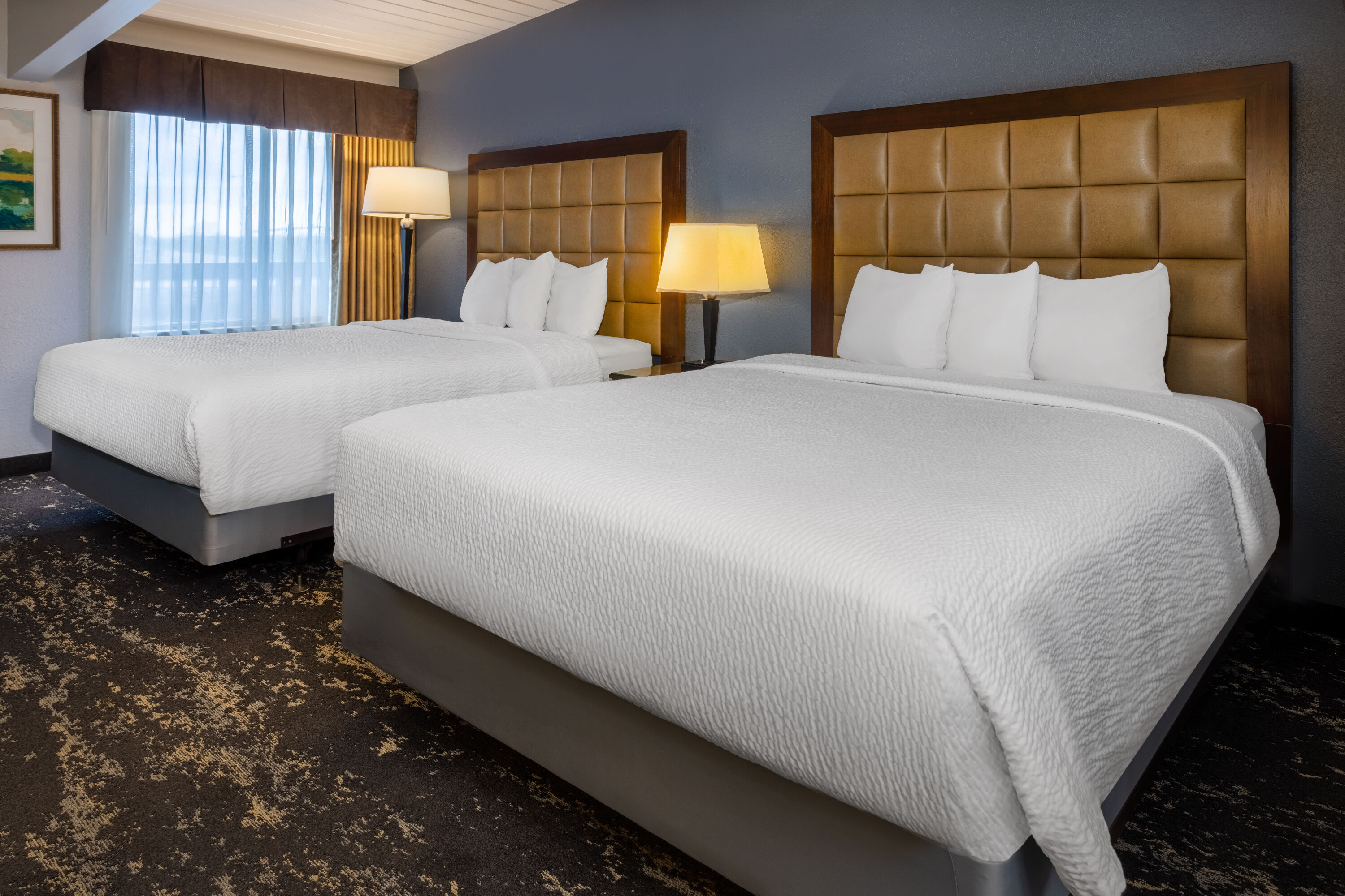 Guest room at the Travelodge by Wyndham Appleton in Appleton, Wisconsin