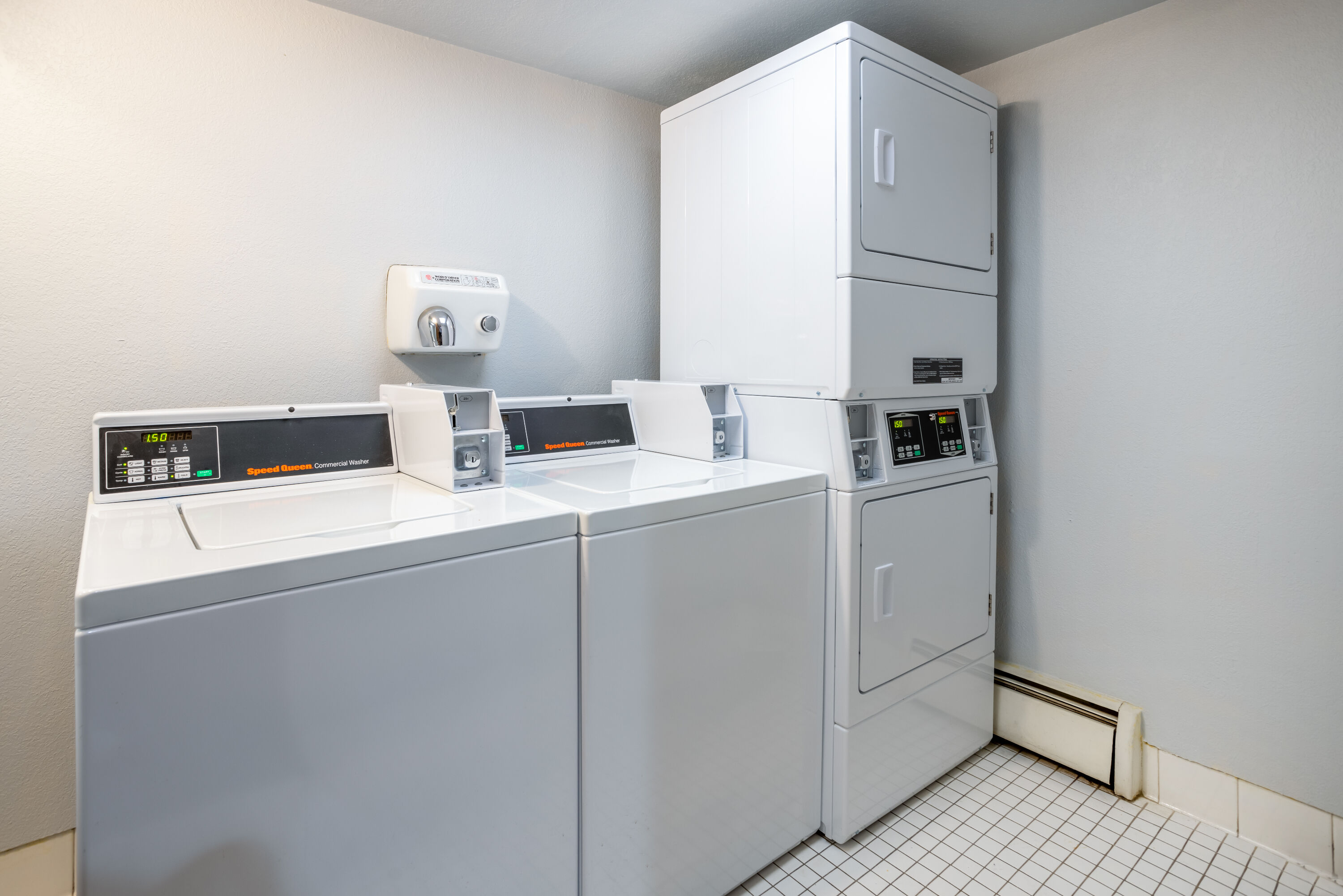 Laundry facilities at Travelodge by Wyndham Appleton in Appleton, Wisconsin