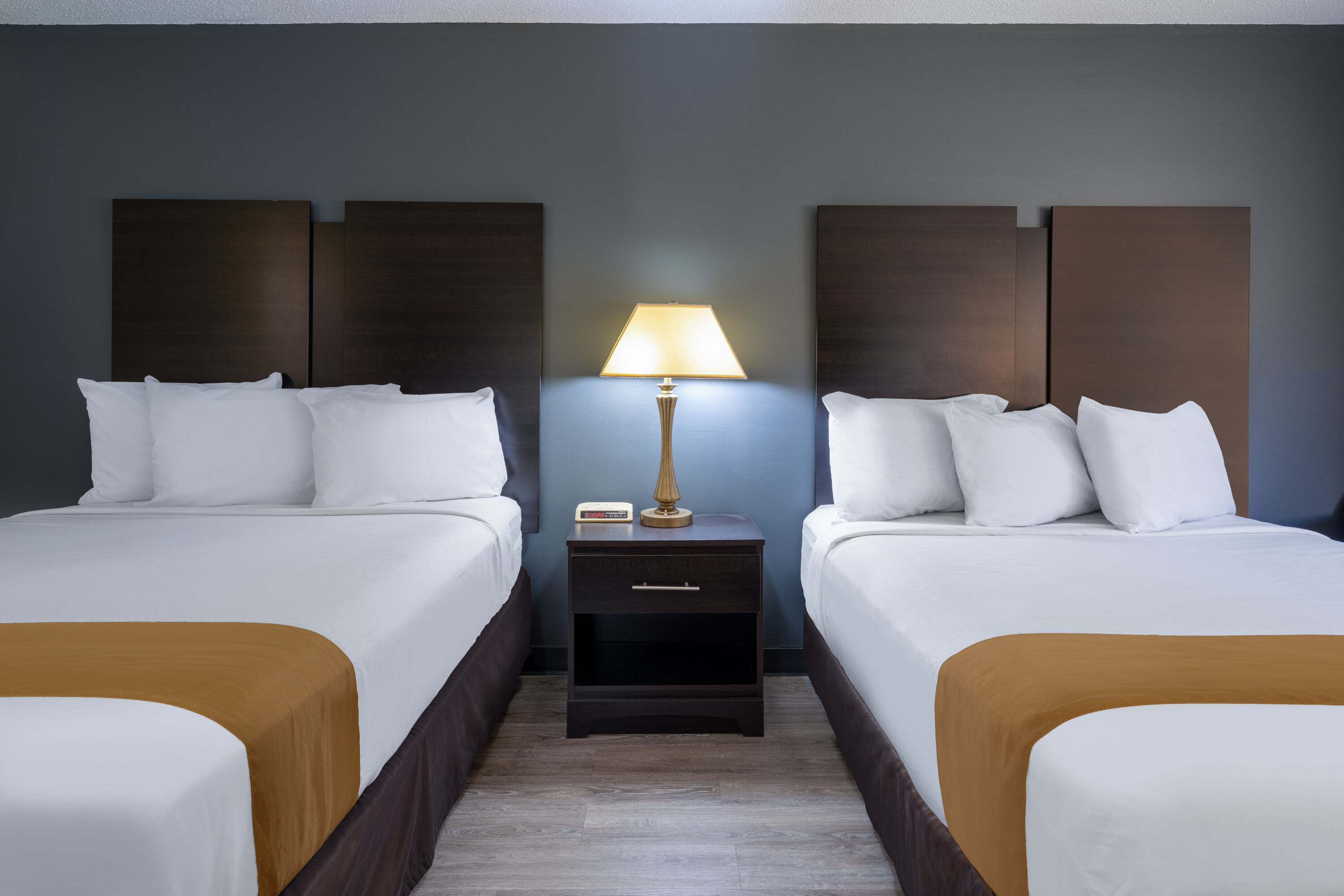 Guest room at the Travelodge by Wyndham Merrill in Merrill, Wisconsin