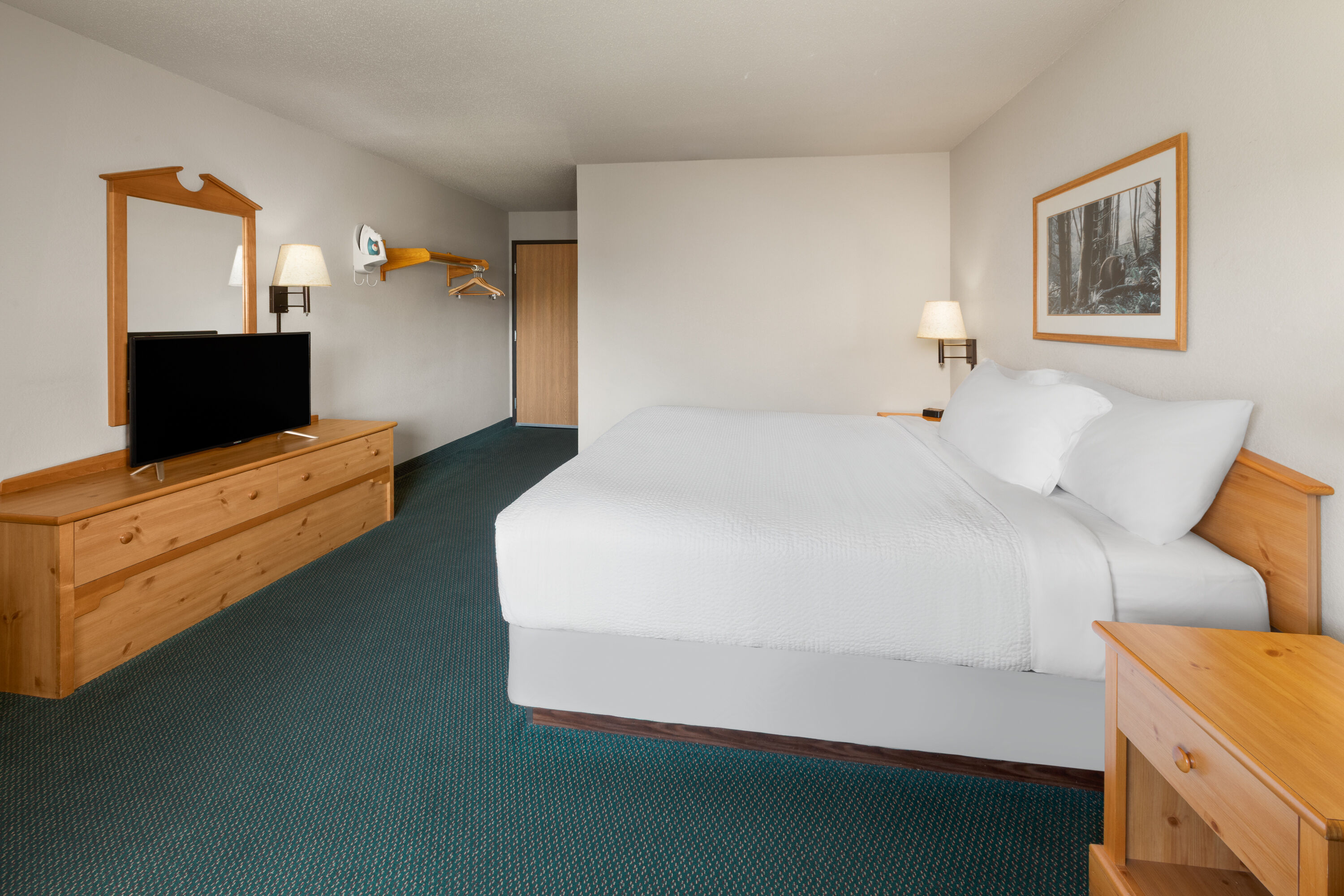 Guest room at the Shell Lake Lodge, a Travelodge by Wyndham in Shell Lake, Wisconsin
