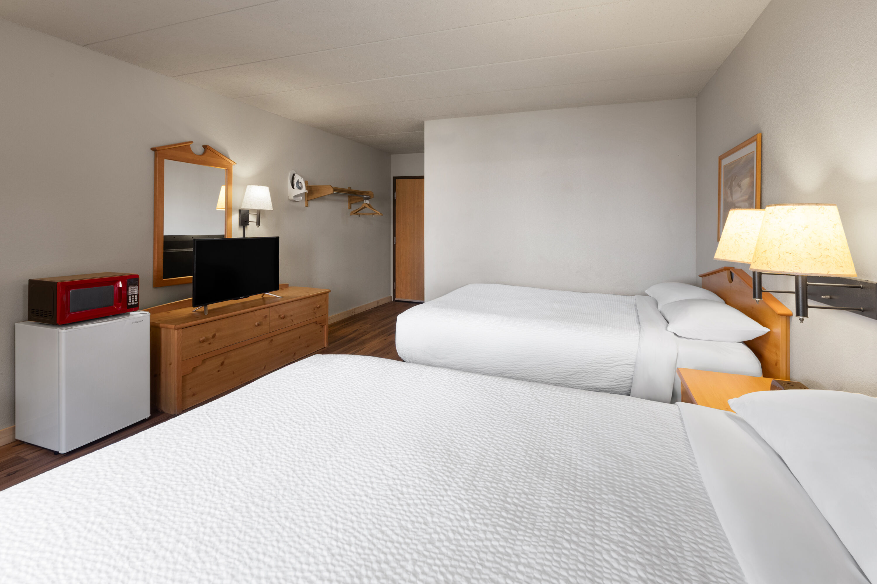 Guest room at the Shell Lake Lodge, a Travelodge by Wyndham in Shell Lake, Wisconsin