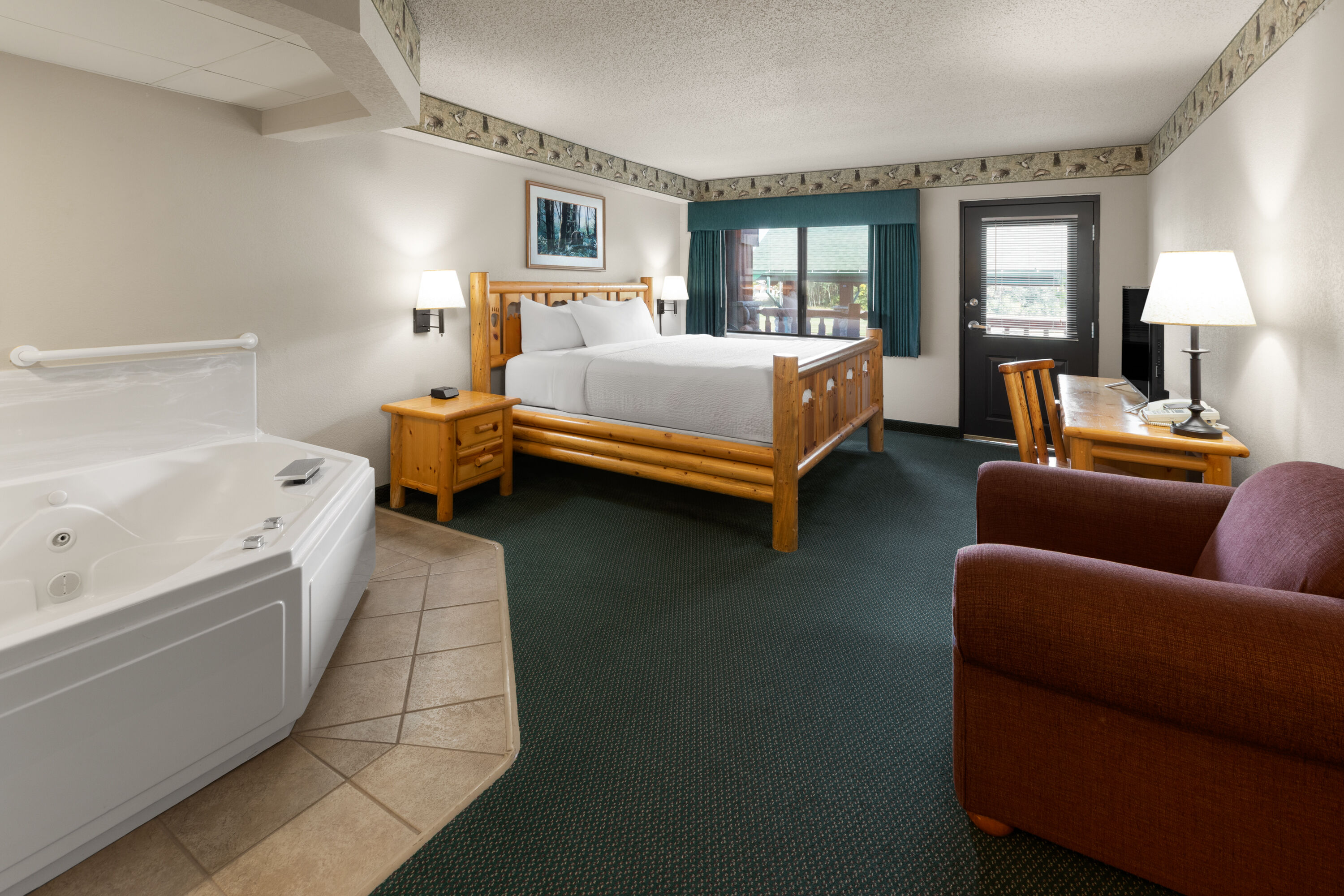 Shell Lake Lodge, a Travelodge by Wyndham hot tub suite in Shell Lake, Wisconsin