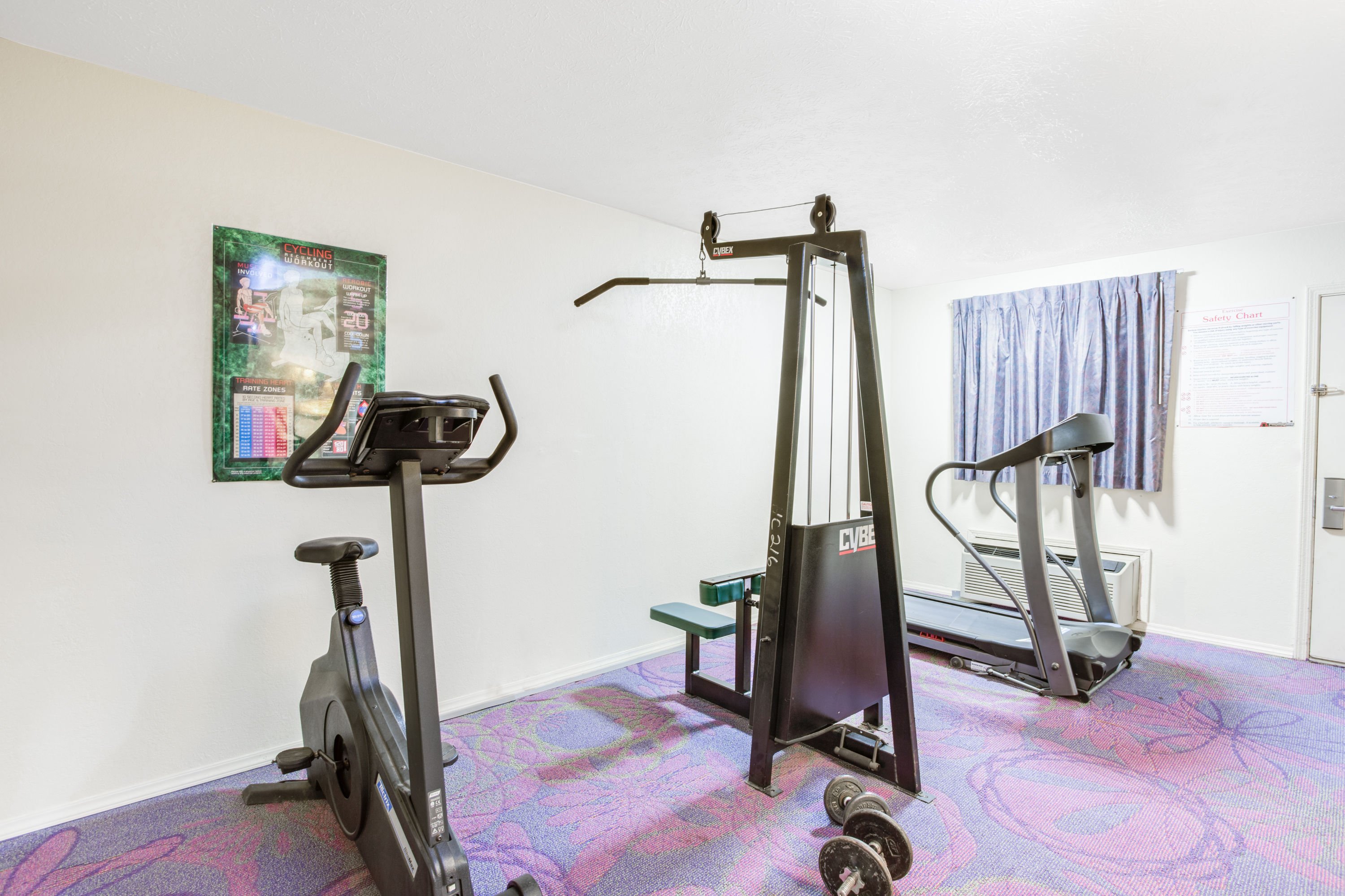 Fitness room at Travelodge by Wyndham Parkersburg in Parkersburg, West Virginia
