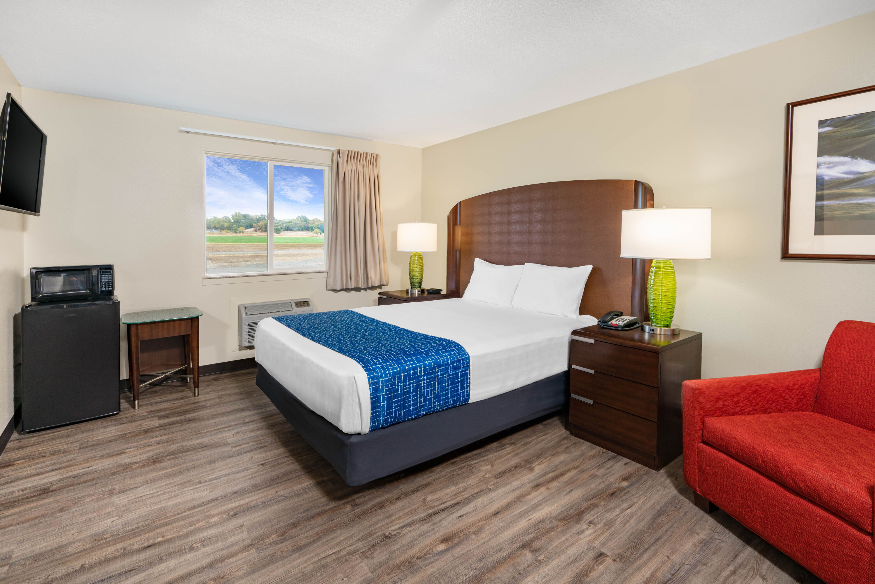 Guest room at the Travelodge by Wyndham Lovell/Bighorns in Lovell, Wyoming