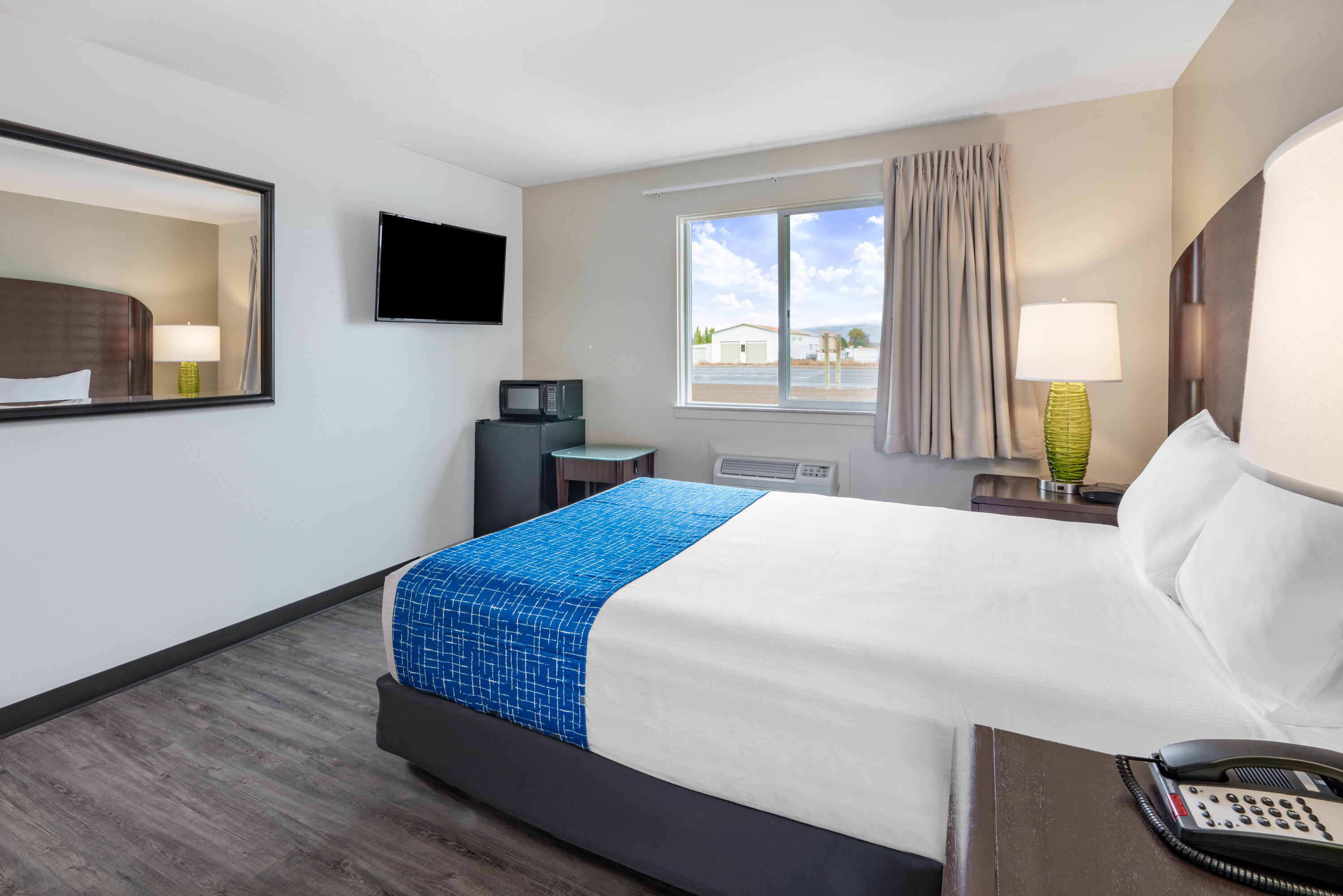 Guest room at the Travelodge by Wyndham Lovell/Bighorns in Lovell, Wyoming