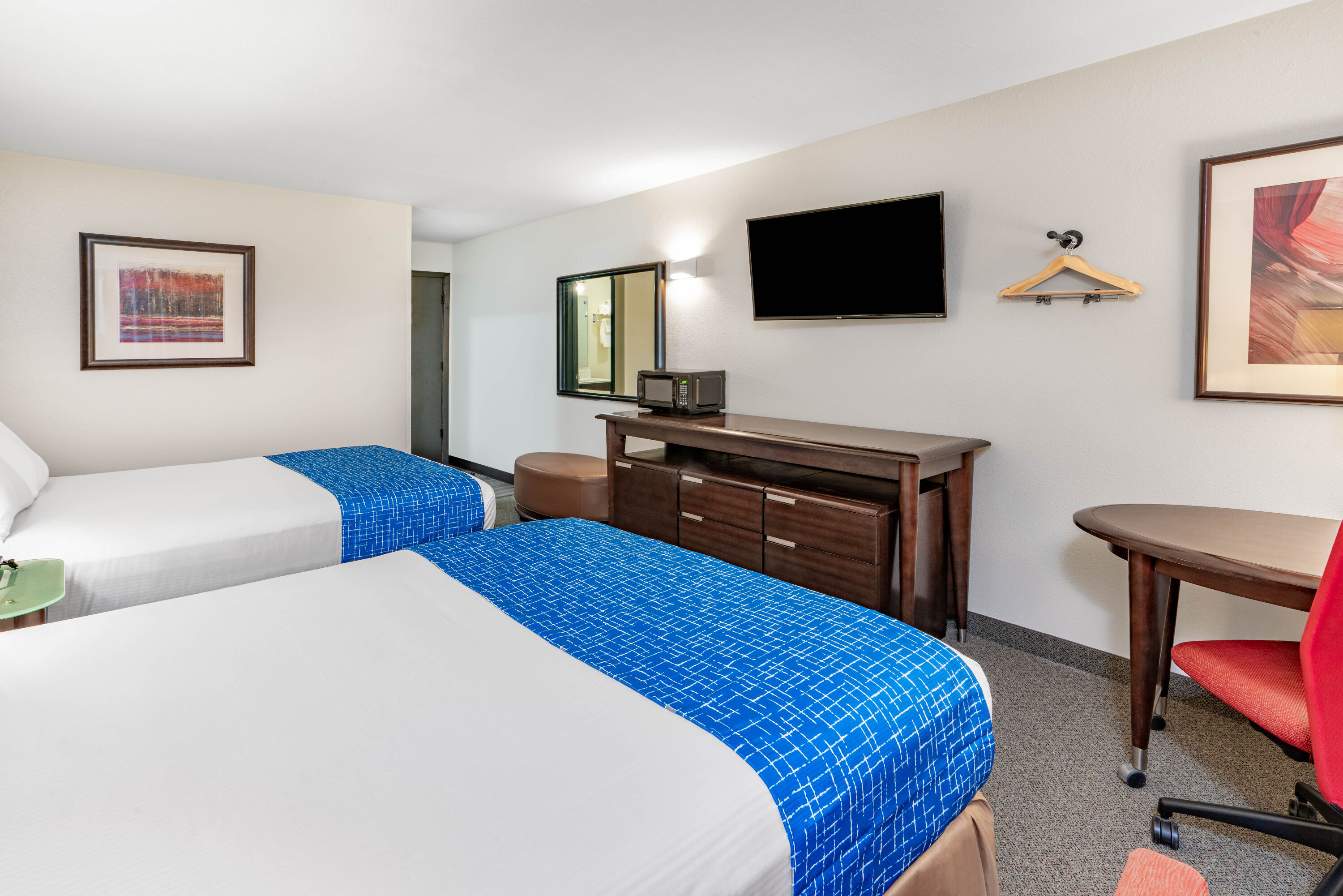 Guest room at the Travelodge by Wyndham Lovell/Bighorns in Lovell, Wyoming